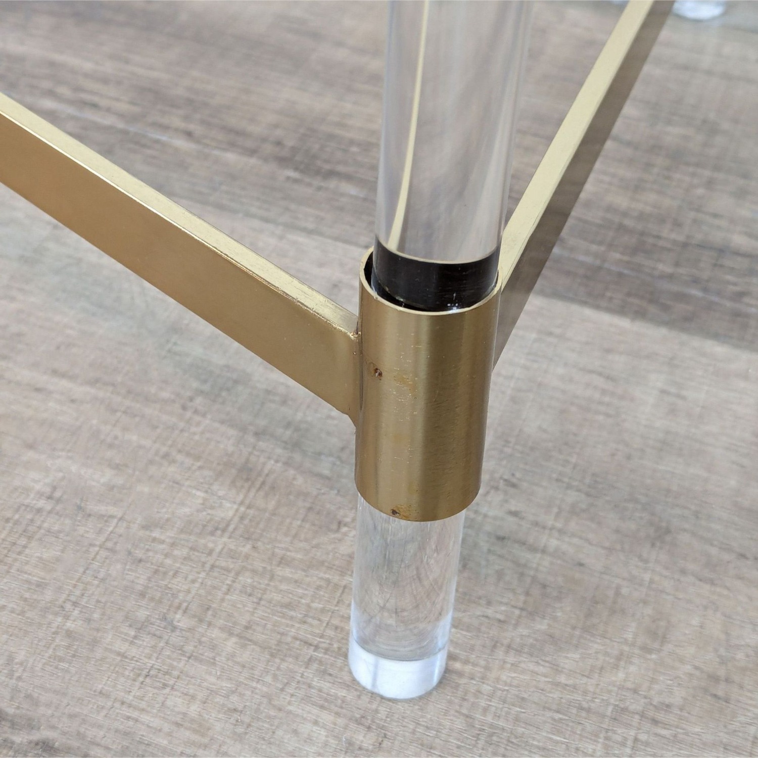 Pottery Barn Acrylic Console Table - image-3