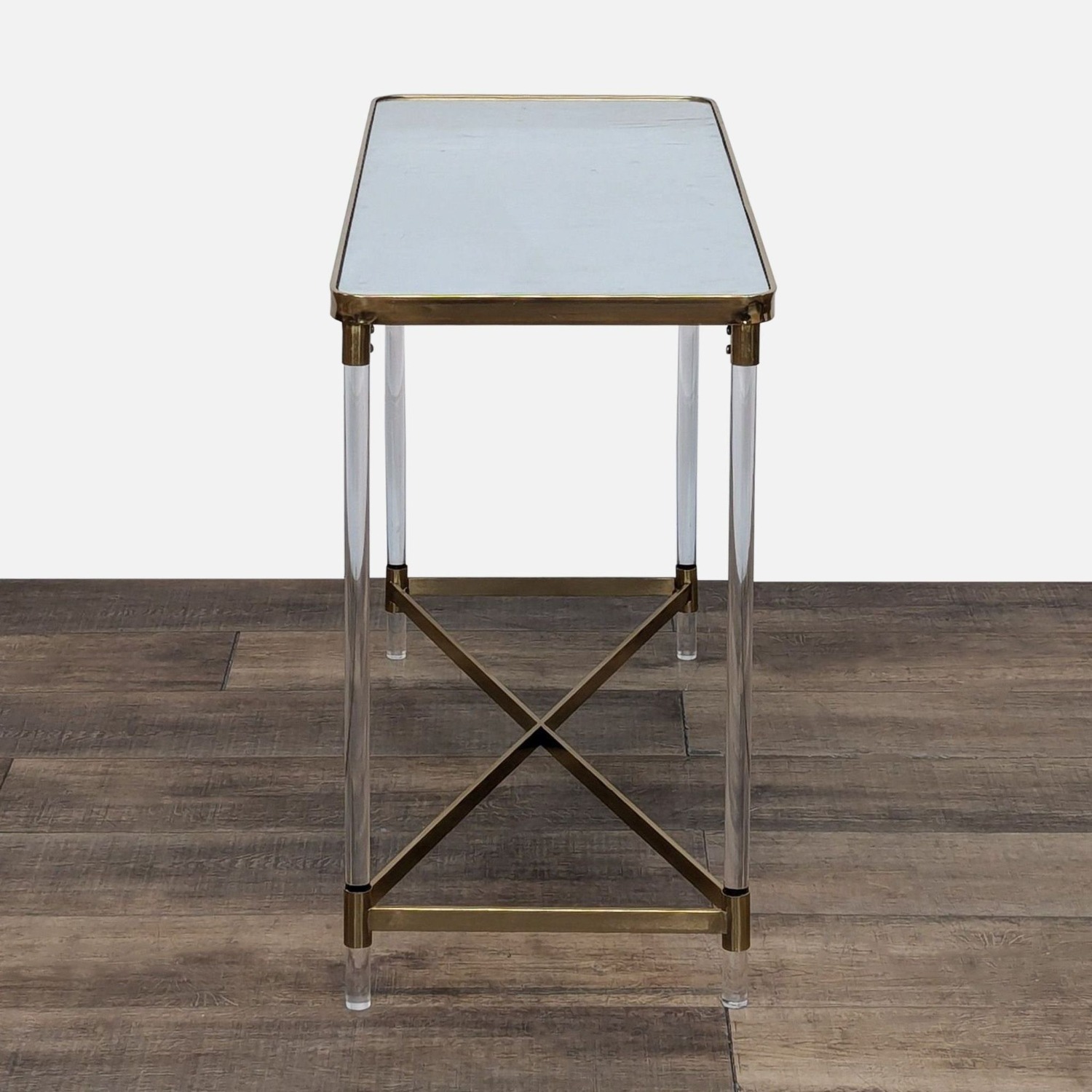 Pottery Barn Acrylic Console Table - image-8