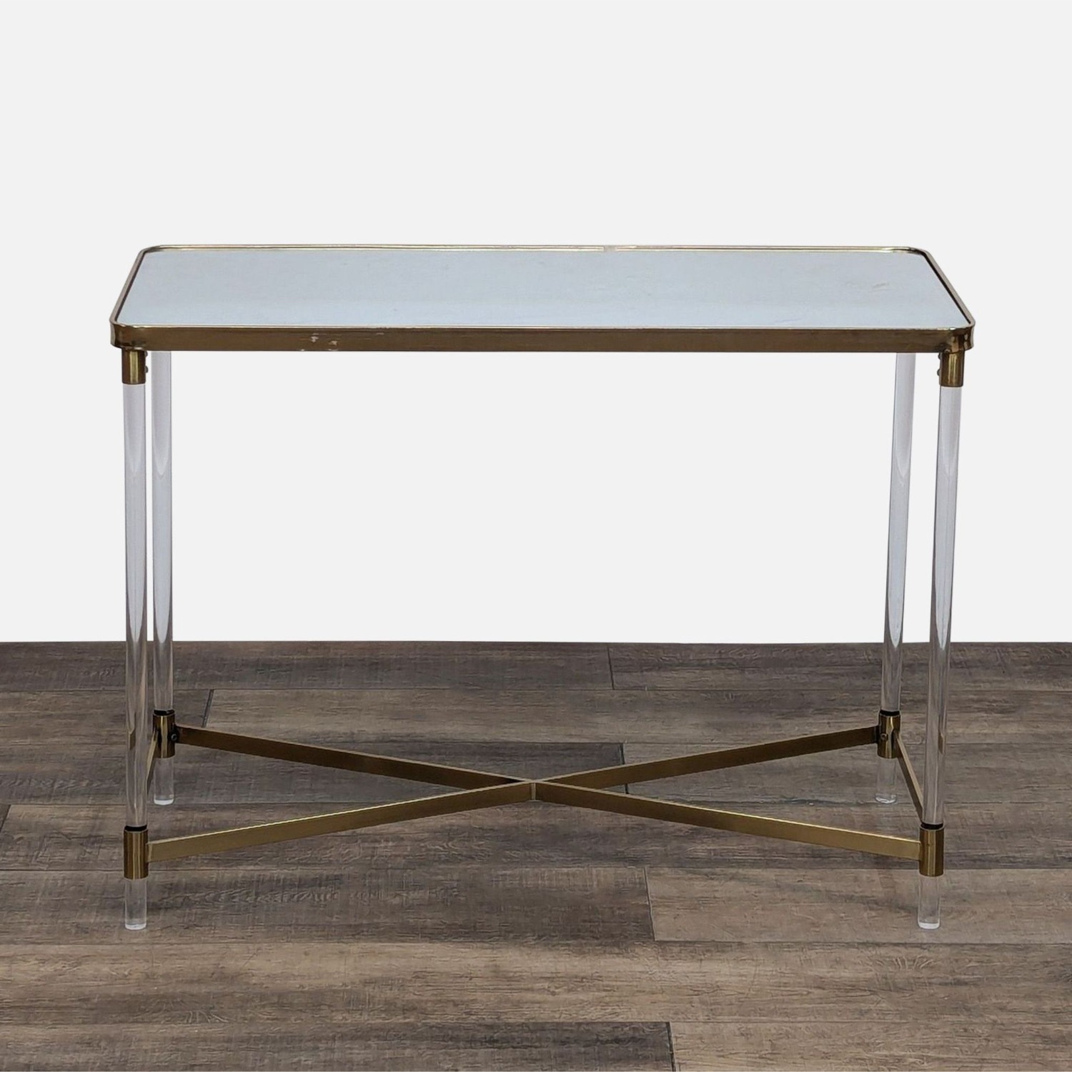 Pottery Barn Acrylic Console Table - image-5