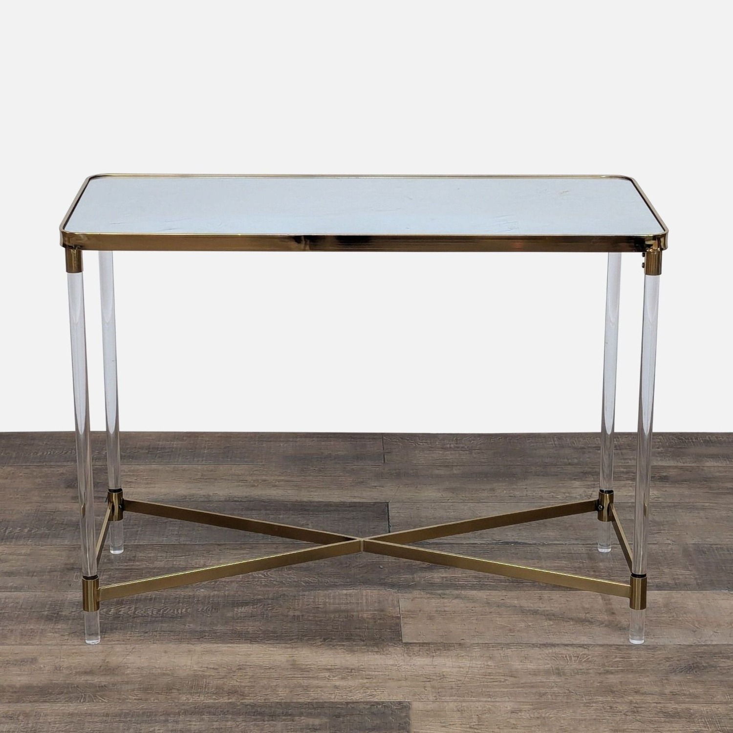Pottery Barn Acrylic Console Table - image-7