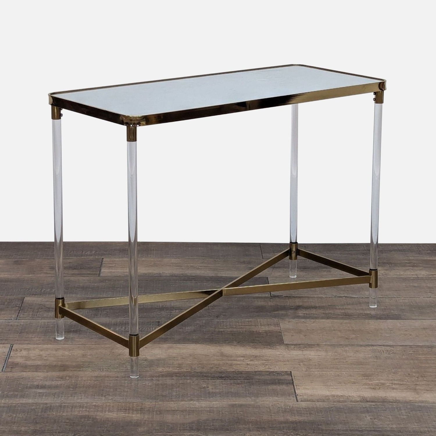 Pottery Barn Acrylic Console Table - image-6