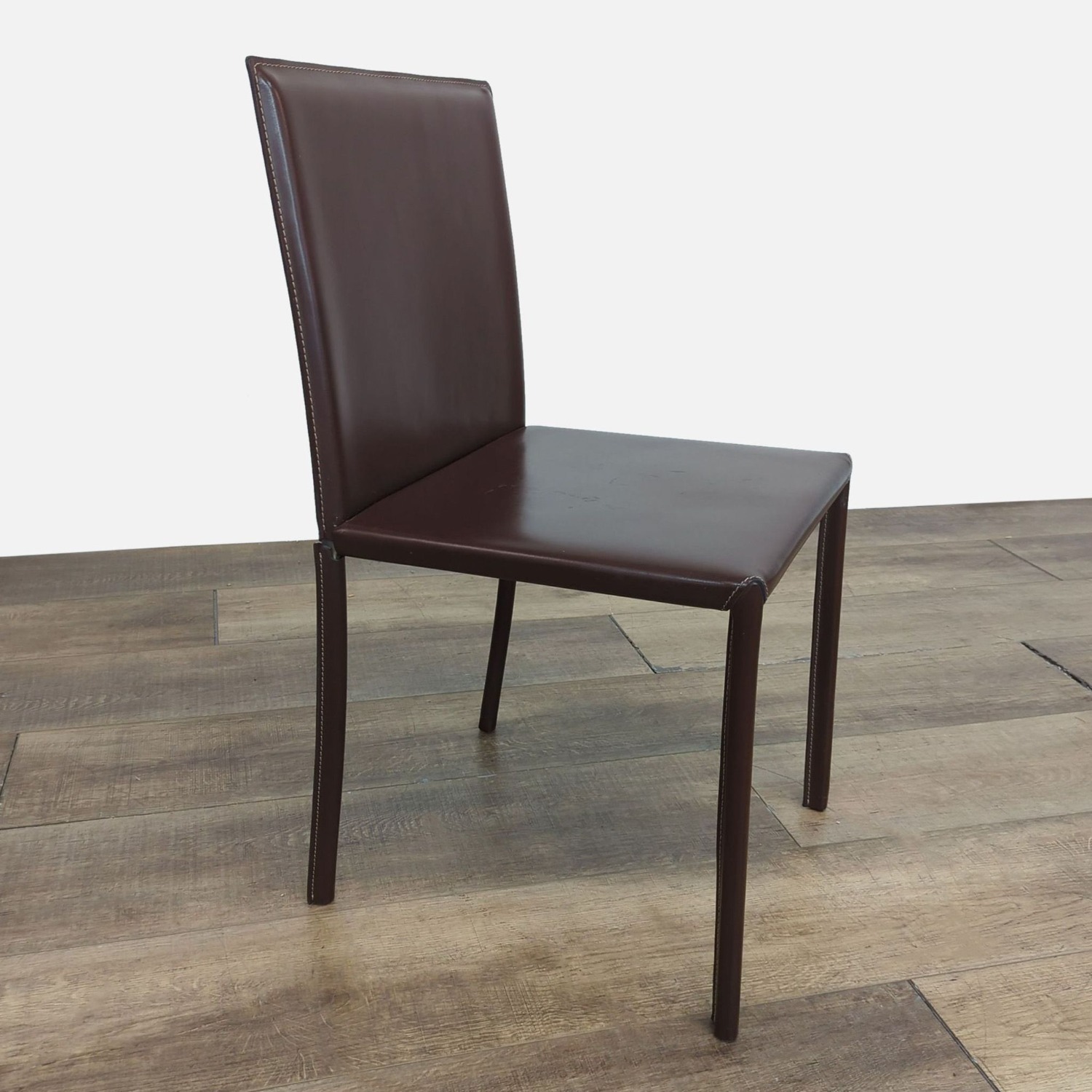 Calligaris Leather Wrapped Dining Chair - image-4