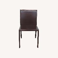 Calligaris Leather Wrapped Dining Chair