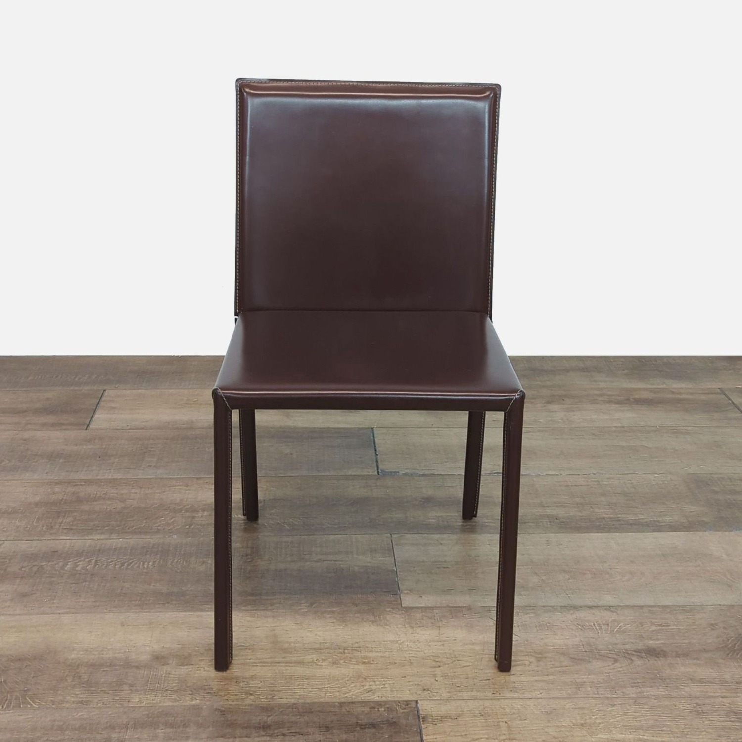 Calligaris Leather Wrapped Dining Chair - image-5