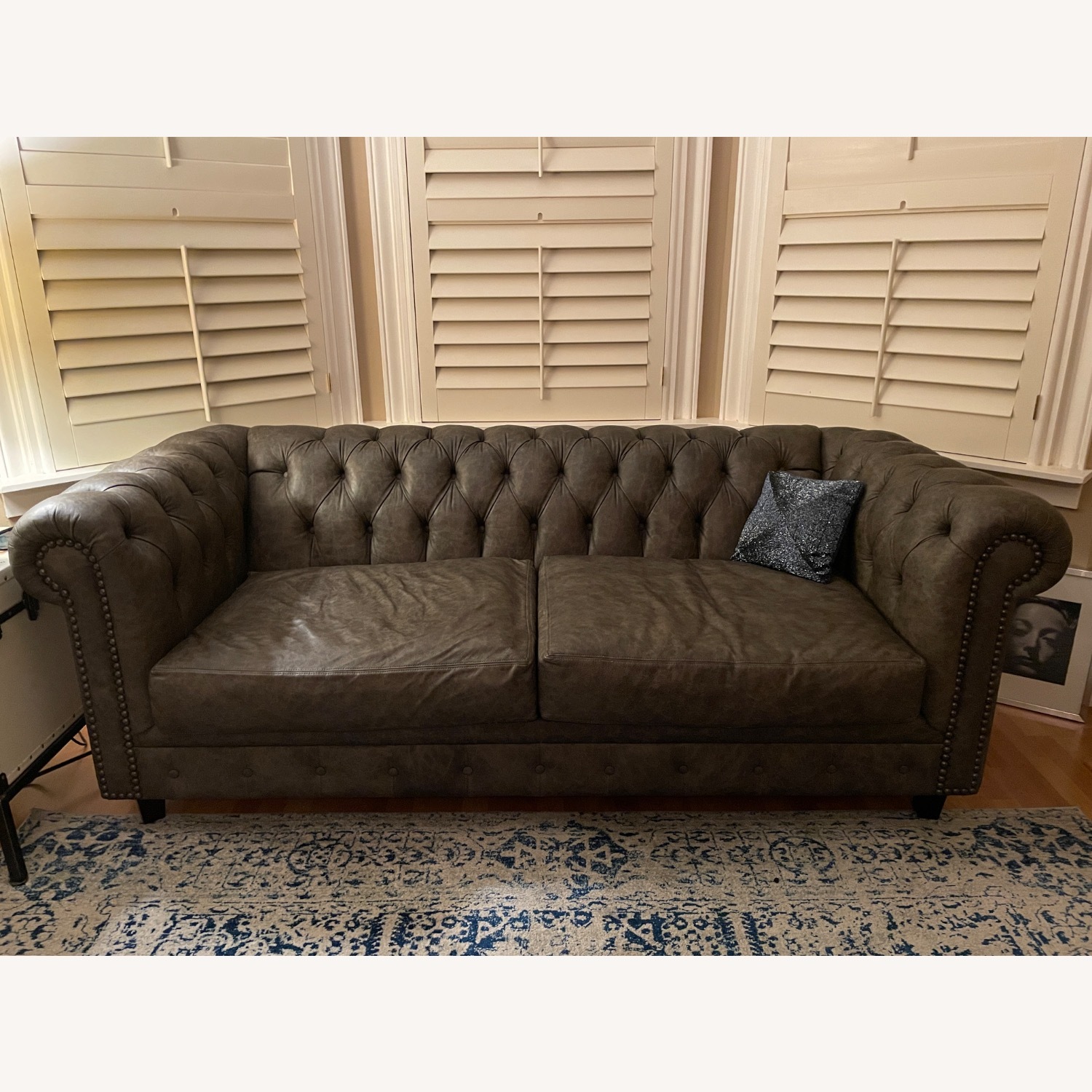 Sofa U Love Chesterfield in Elephant Grey - image-1