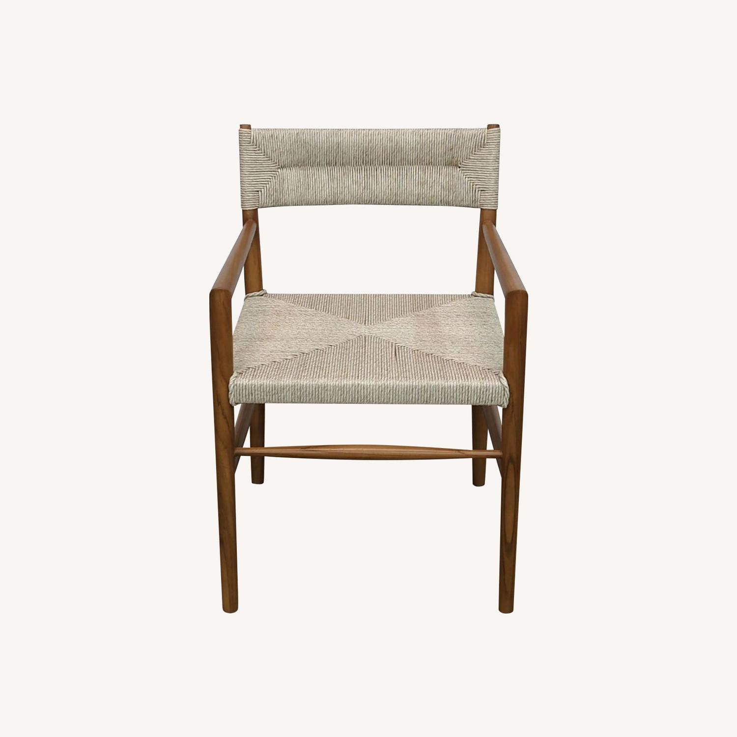 Cosby Style Seagrass Dining Armchair - image-0