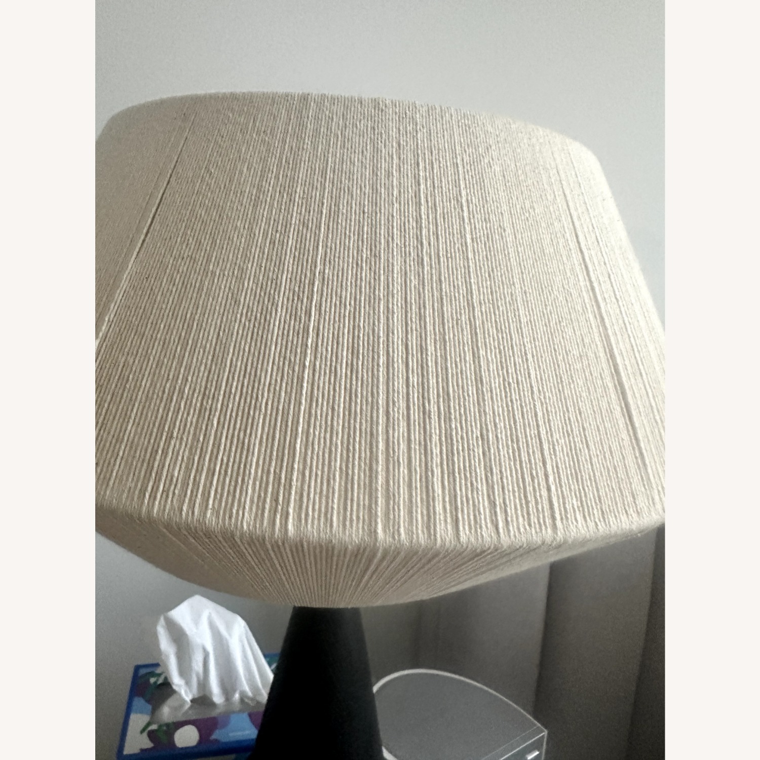 CB2 Totora Oak Wood Table Lamp - image-2