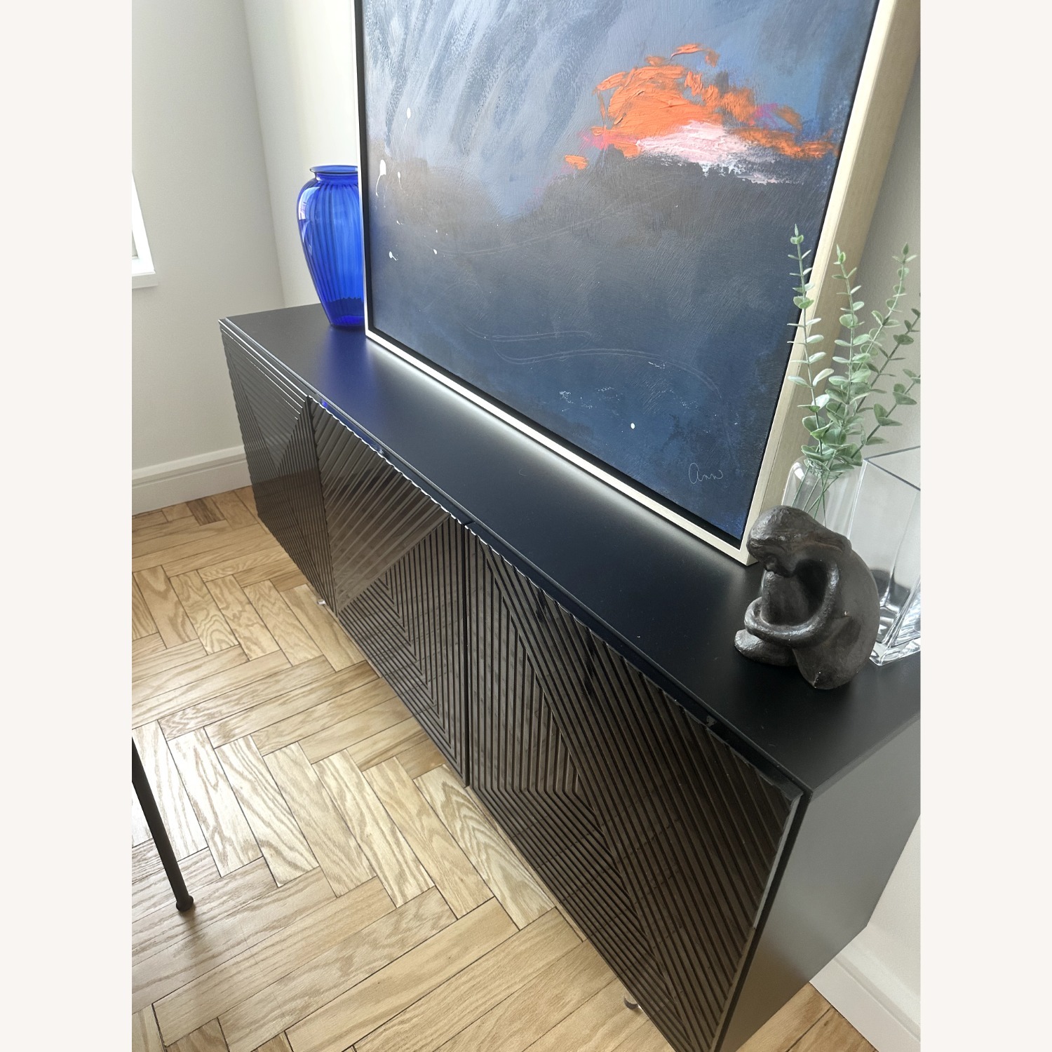 Wayfair Everly Quinn Sideboard w 8" Lucite Cone Leg - image-3