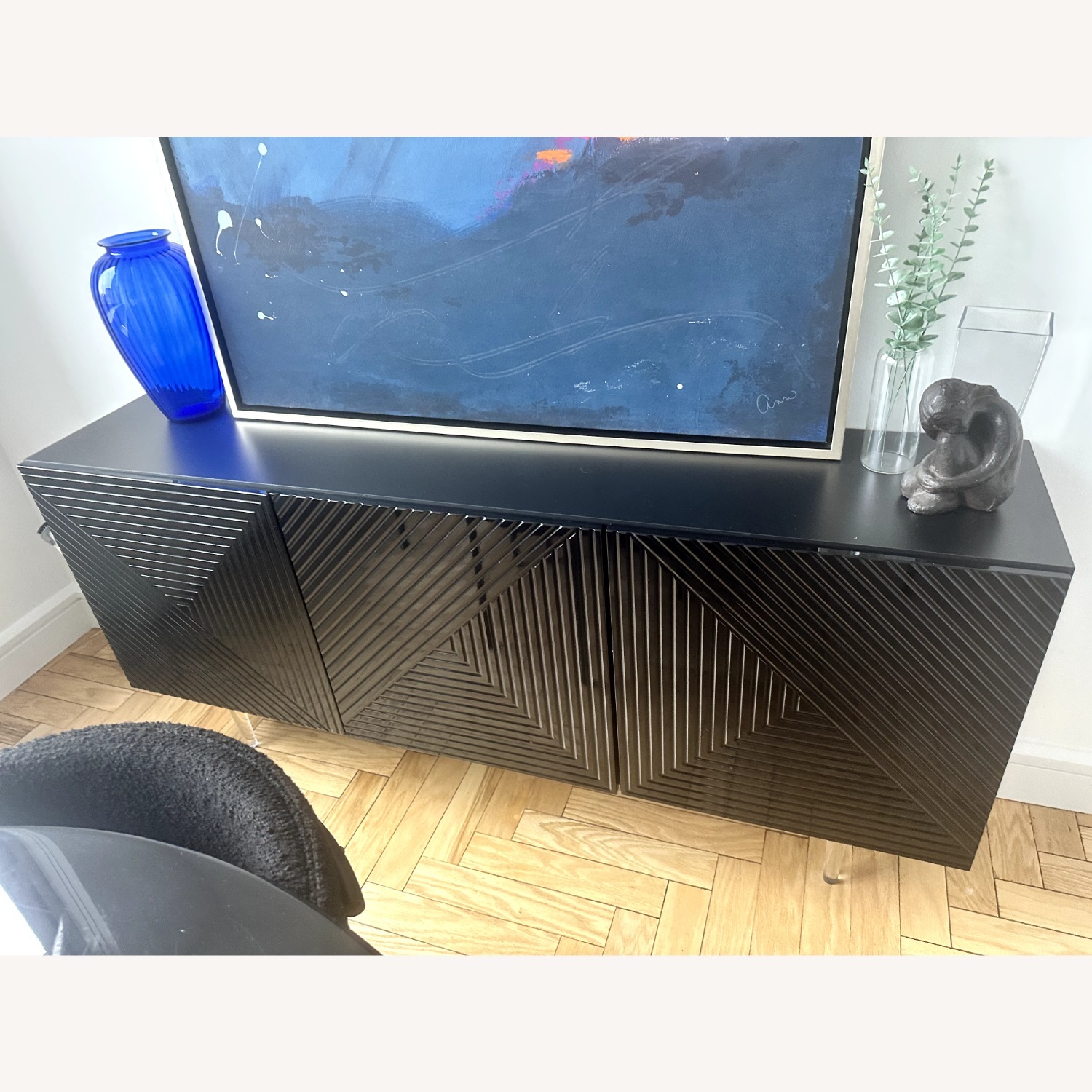 Wayfair Everly Quinn Sideboard w 8" Lucite Cone Leg - image-1