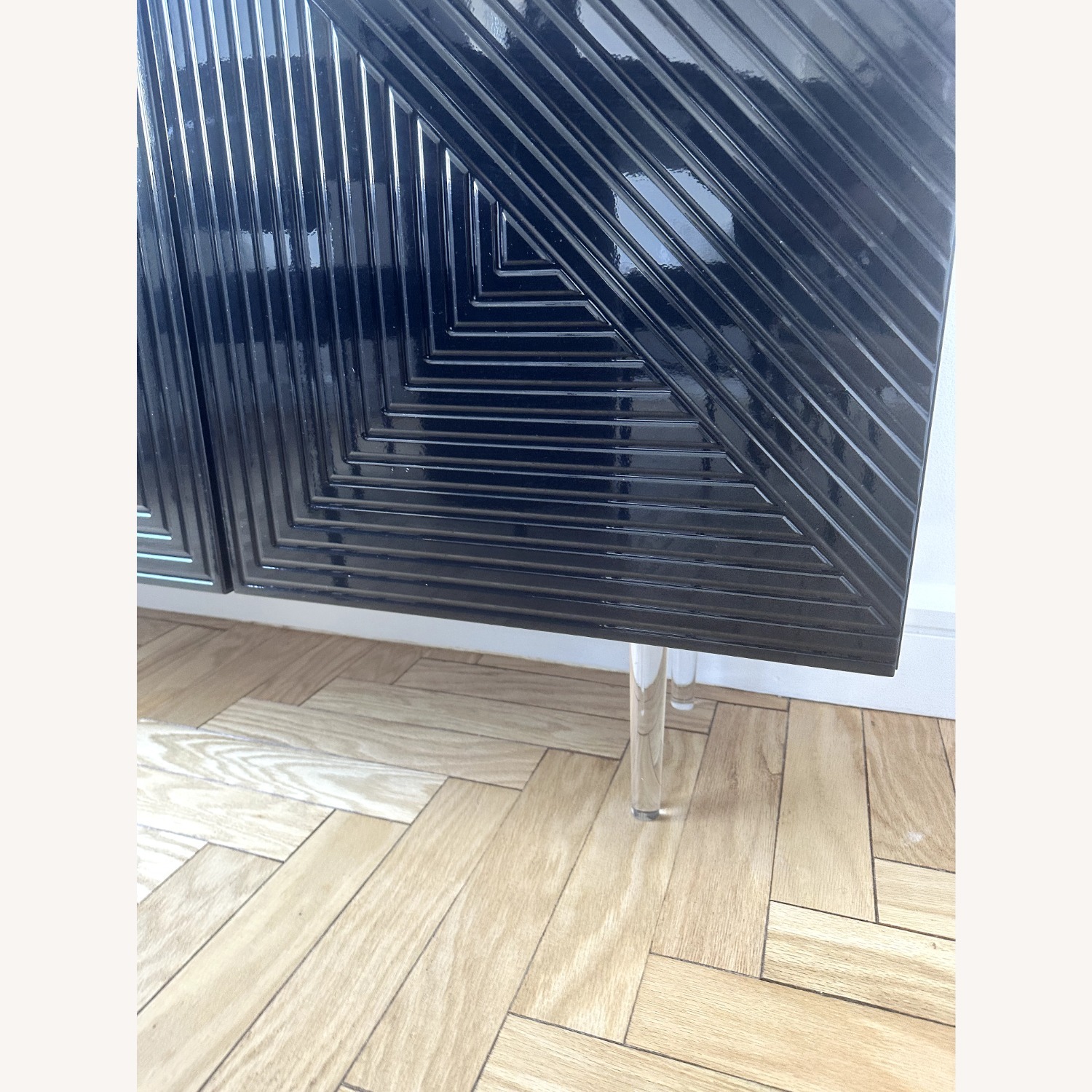 Wayfair Everly Quinn Sideboard w 8" Lucite Cone Leg - image-4