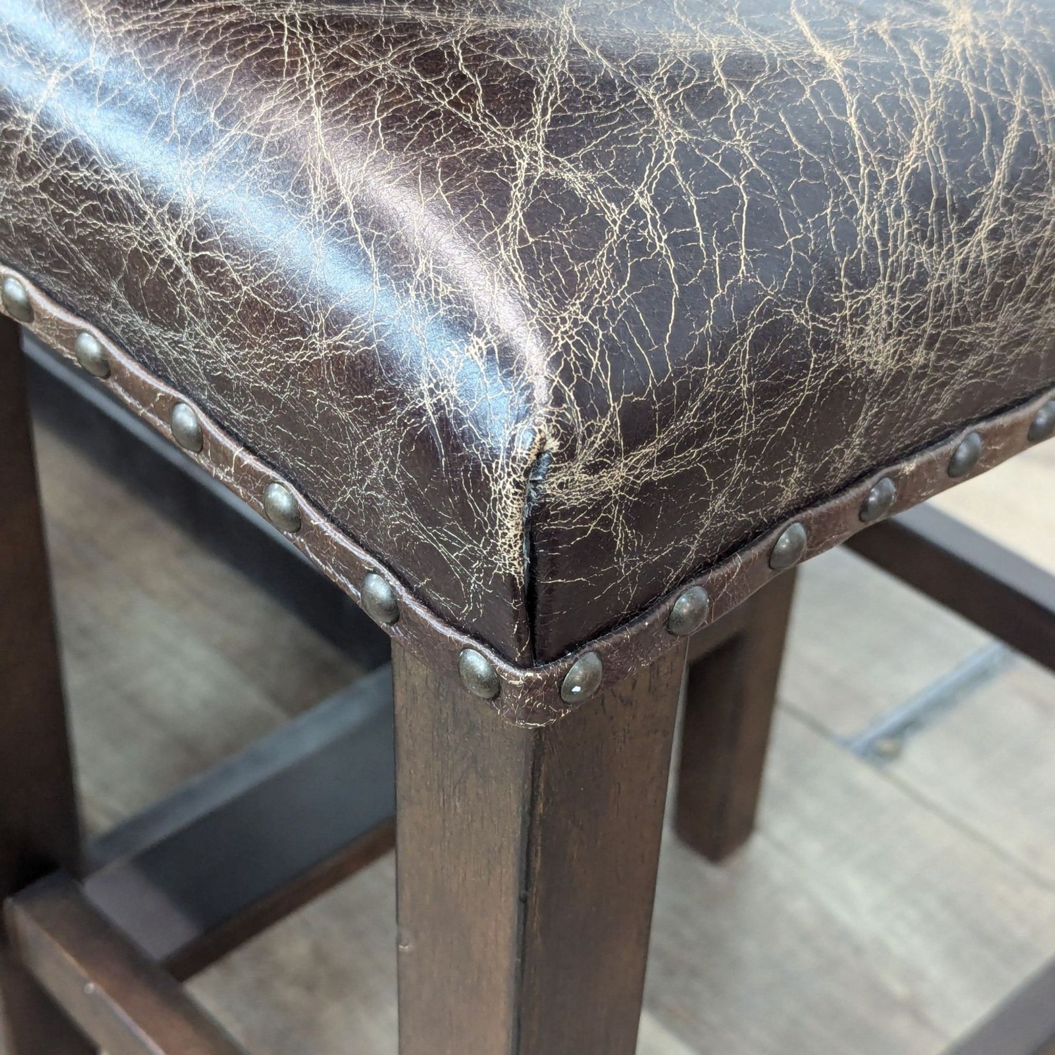 Pottery Barn Rustic Counter Height Dining Set - image-6