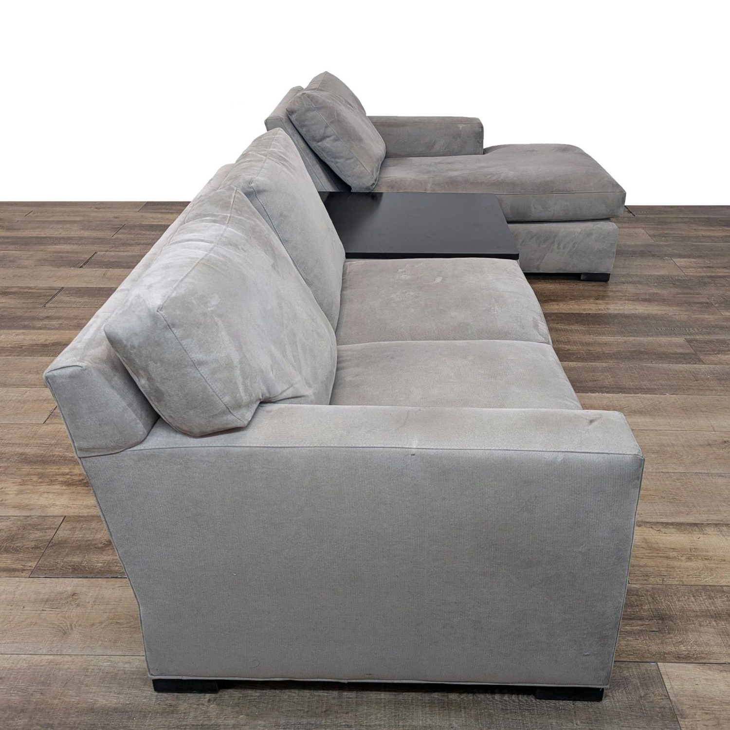 Crate & Barrel Axis Sectional with Chaise  - image-8