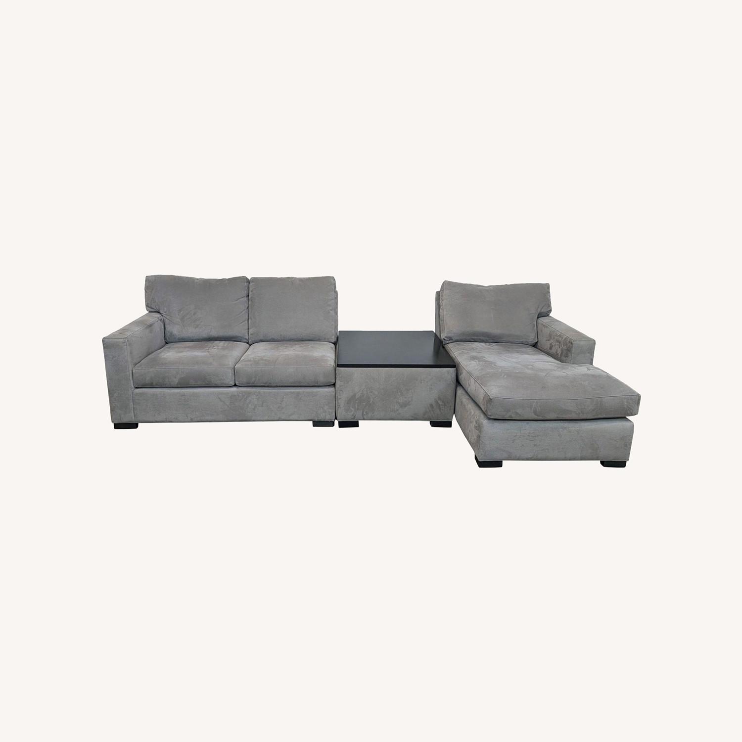 Crate & Barrel Axis Sectional with Chaise  - image-0