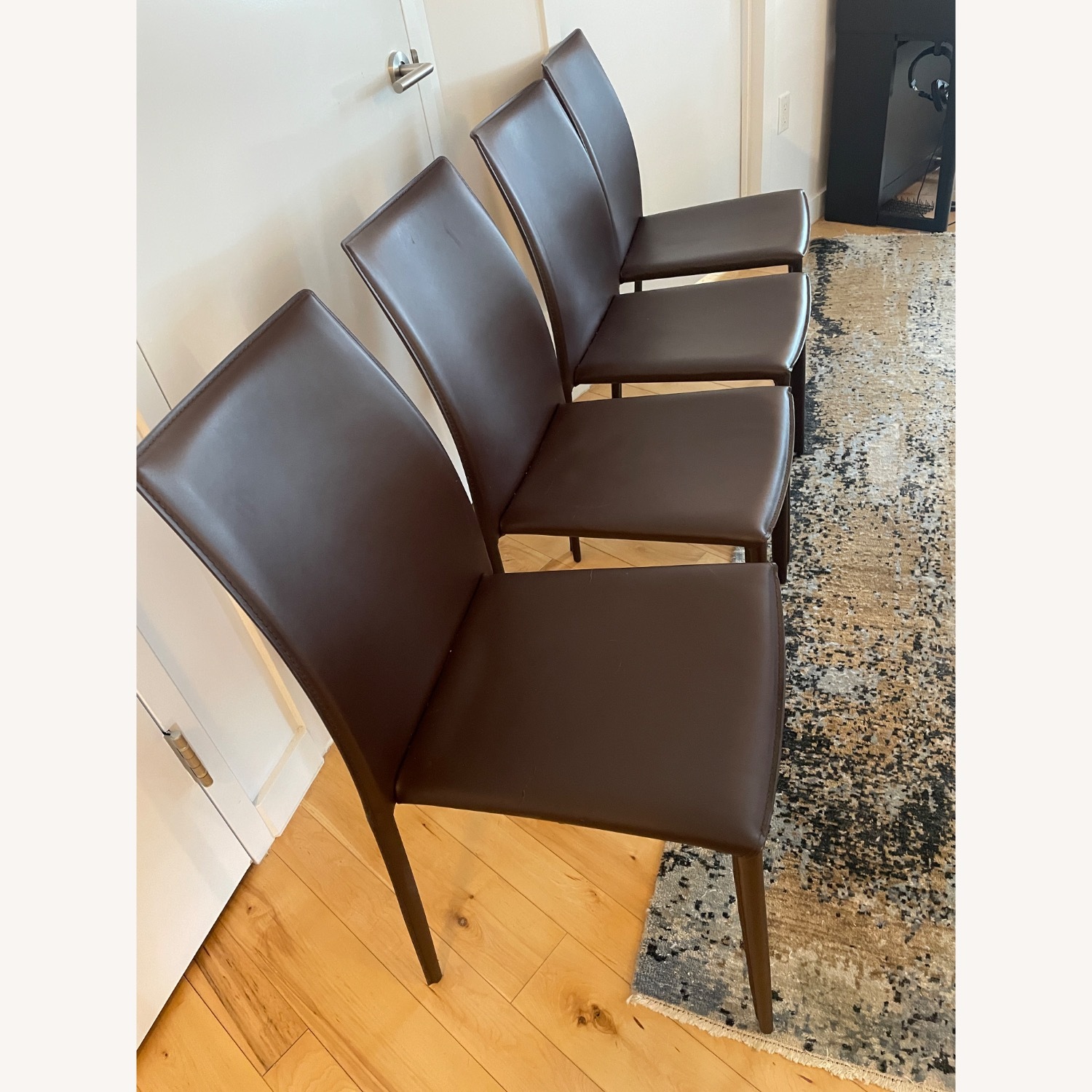 Walnut Florence Dining Table and 4 Chairs - image-5