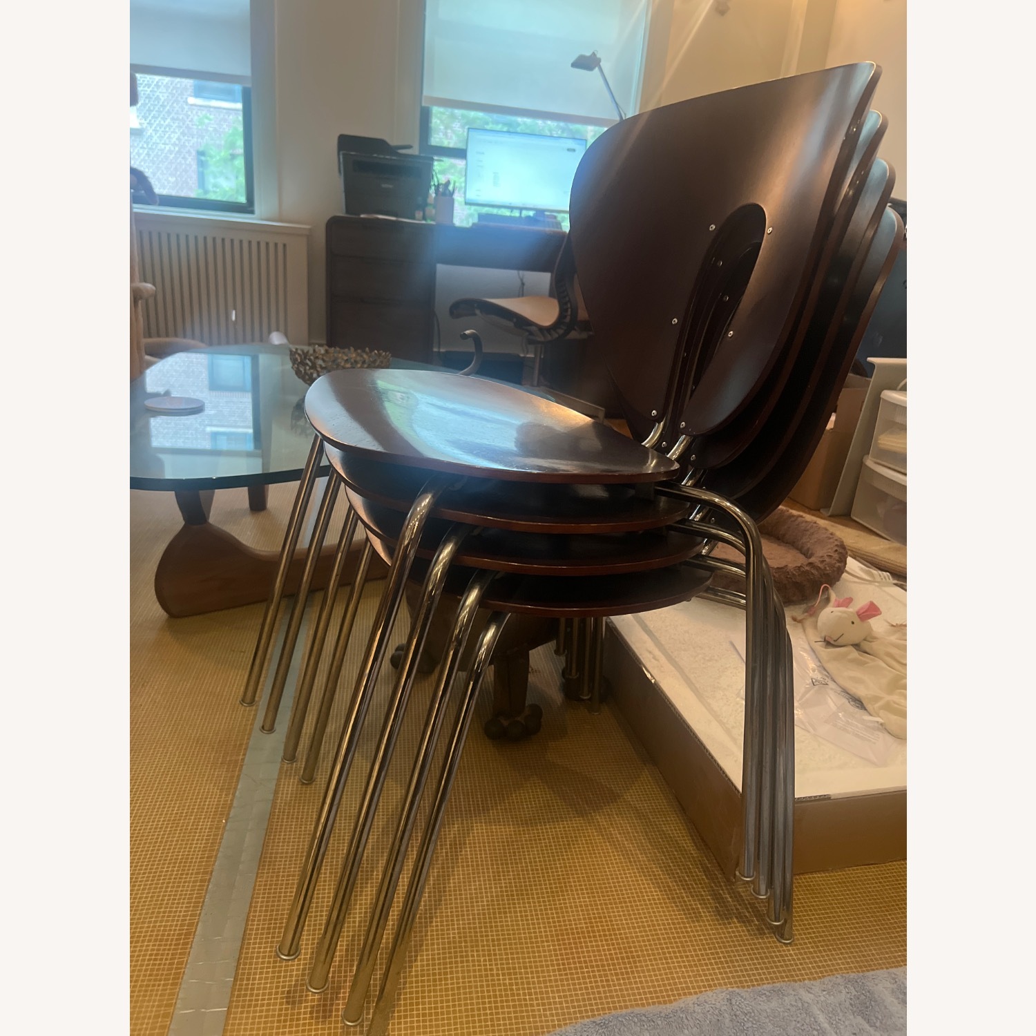 Design Within Reach Globus Chairs Set of 4 - image-3