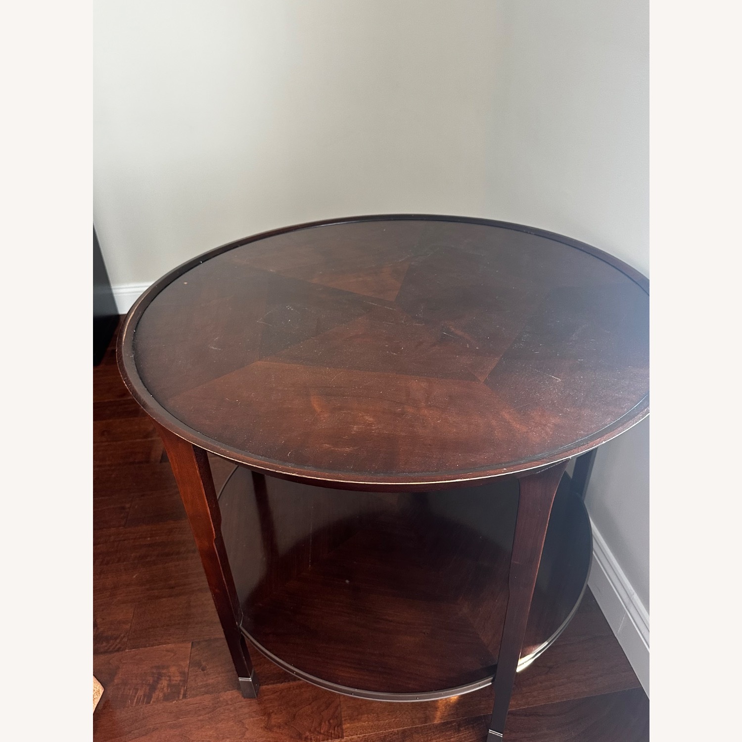 Brown Wood Baker Furniture Side Table - image-1