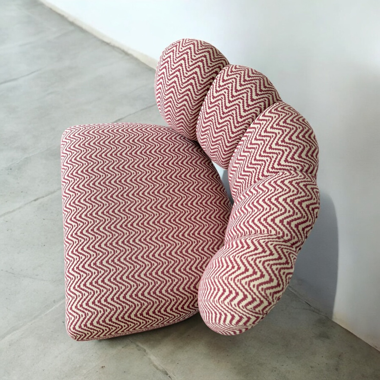 Haute House Cloud Channel Chevron Chairs - image-3