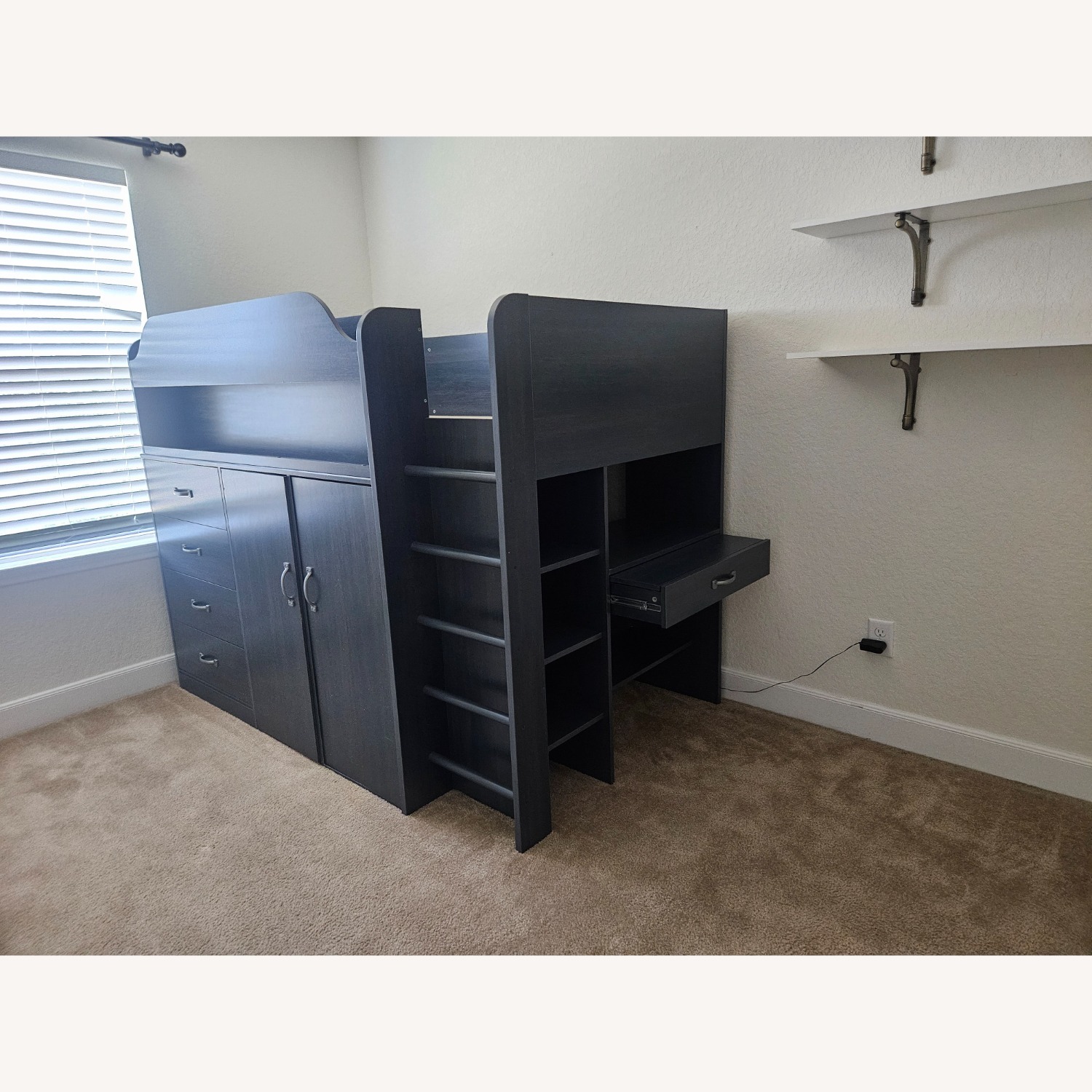 Home Depot Asten Loft Bunk Bed Twin - image-1