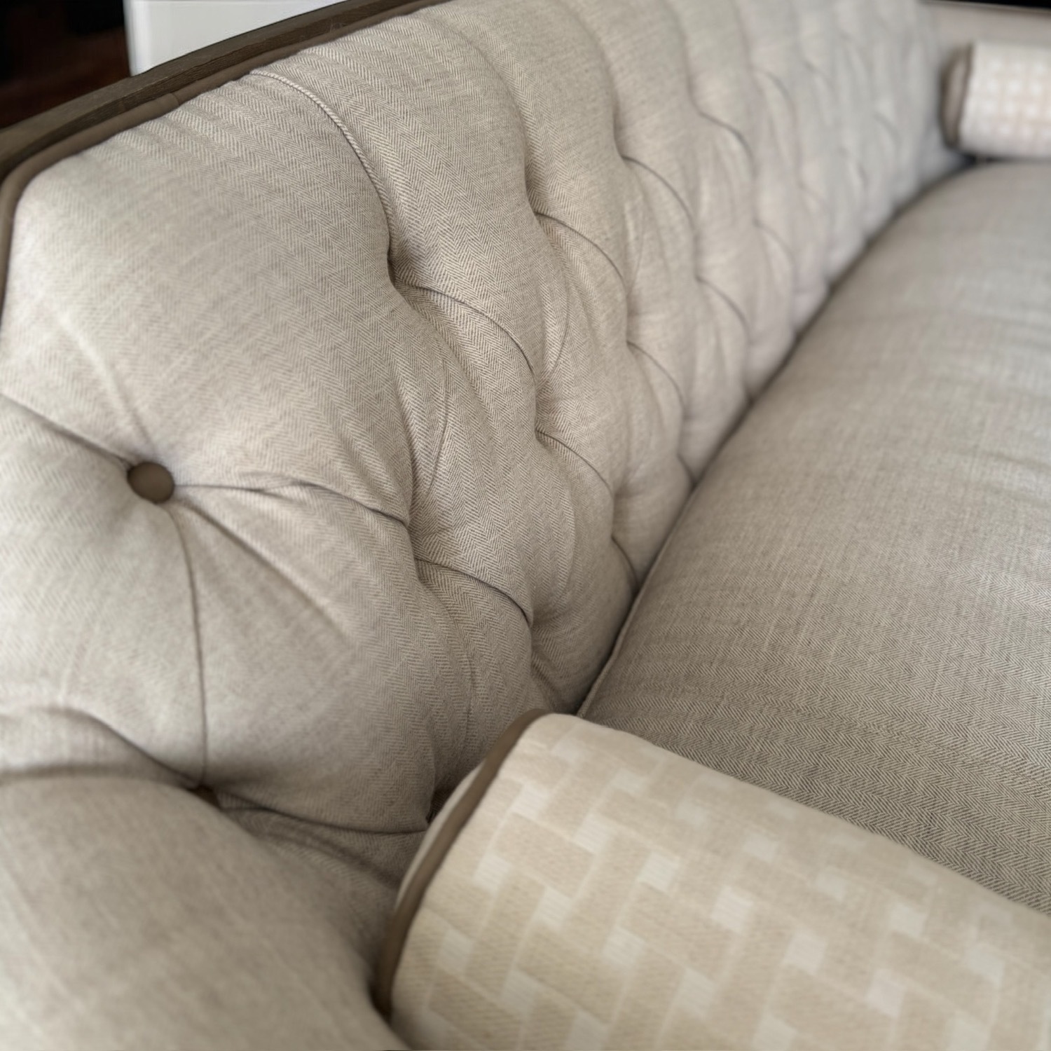 Caracole The Cats Meow Sofa Couch Wood Frame - image-9