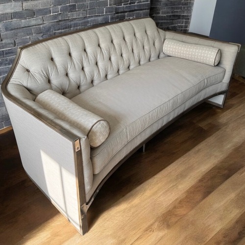 Used Caracole The Cats Meow Sofa Couch Wood Frame for sale on AptDeco