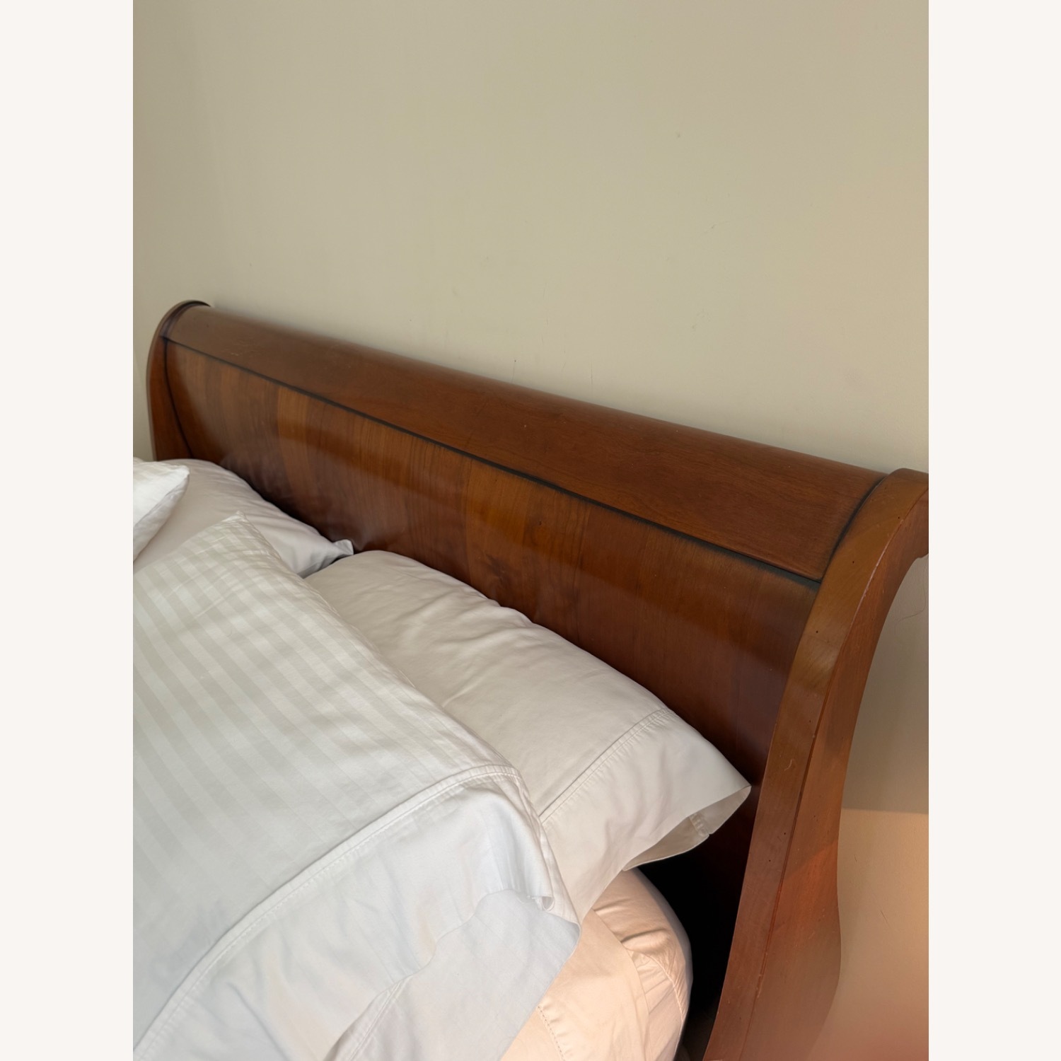 French Louis Philippe Empire Style Cherry Sleigh - image-4