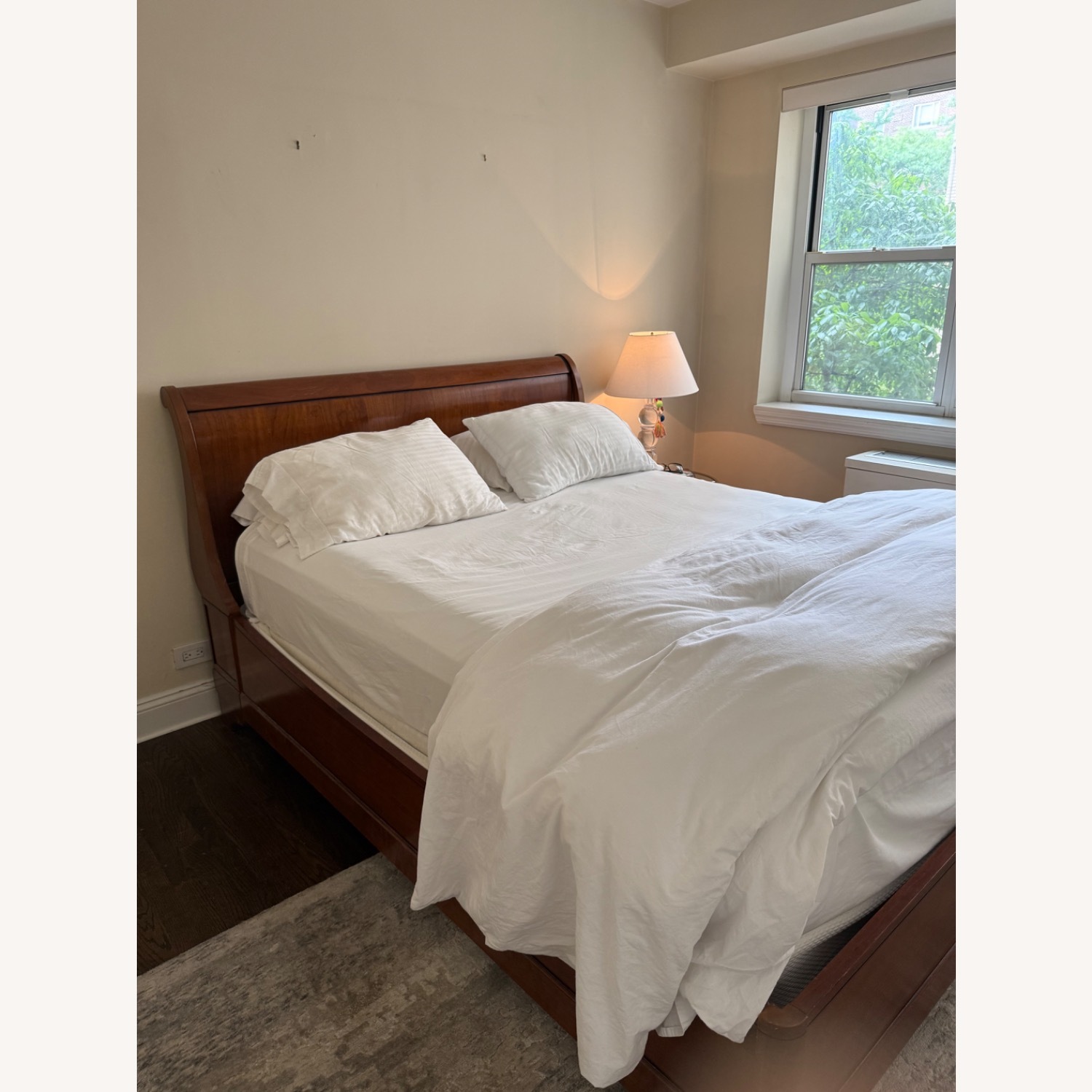 French Louis Philippe Empire Style Cherry Sleigh - image-6