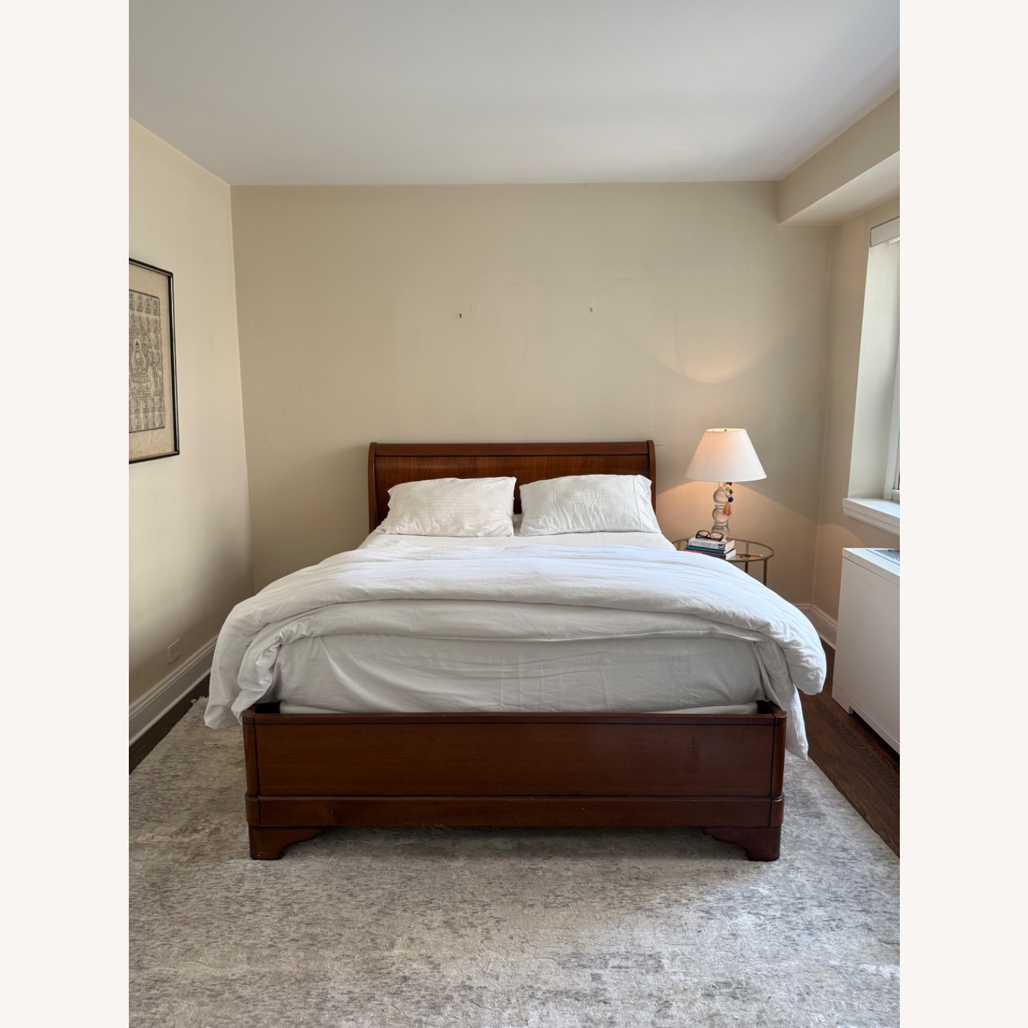 French Louis Philippe Empire Style Cherry Sleigh - image-9