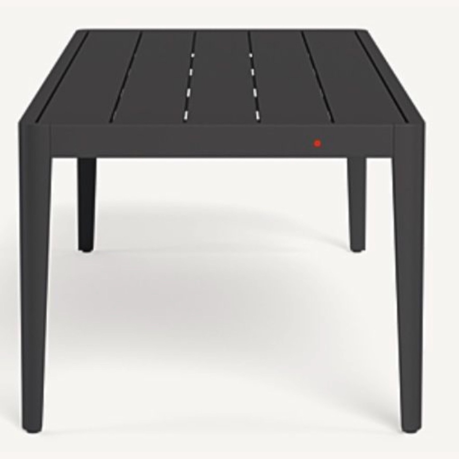 Hamilton 102” Aluminum Outdoor Black Dining Table - image-6