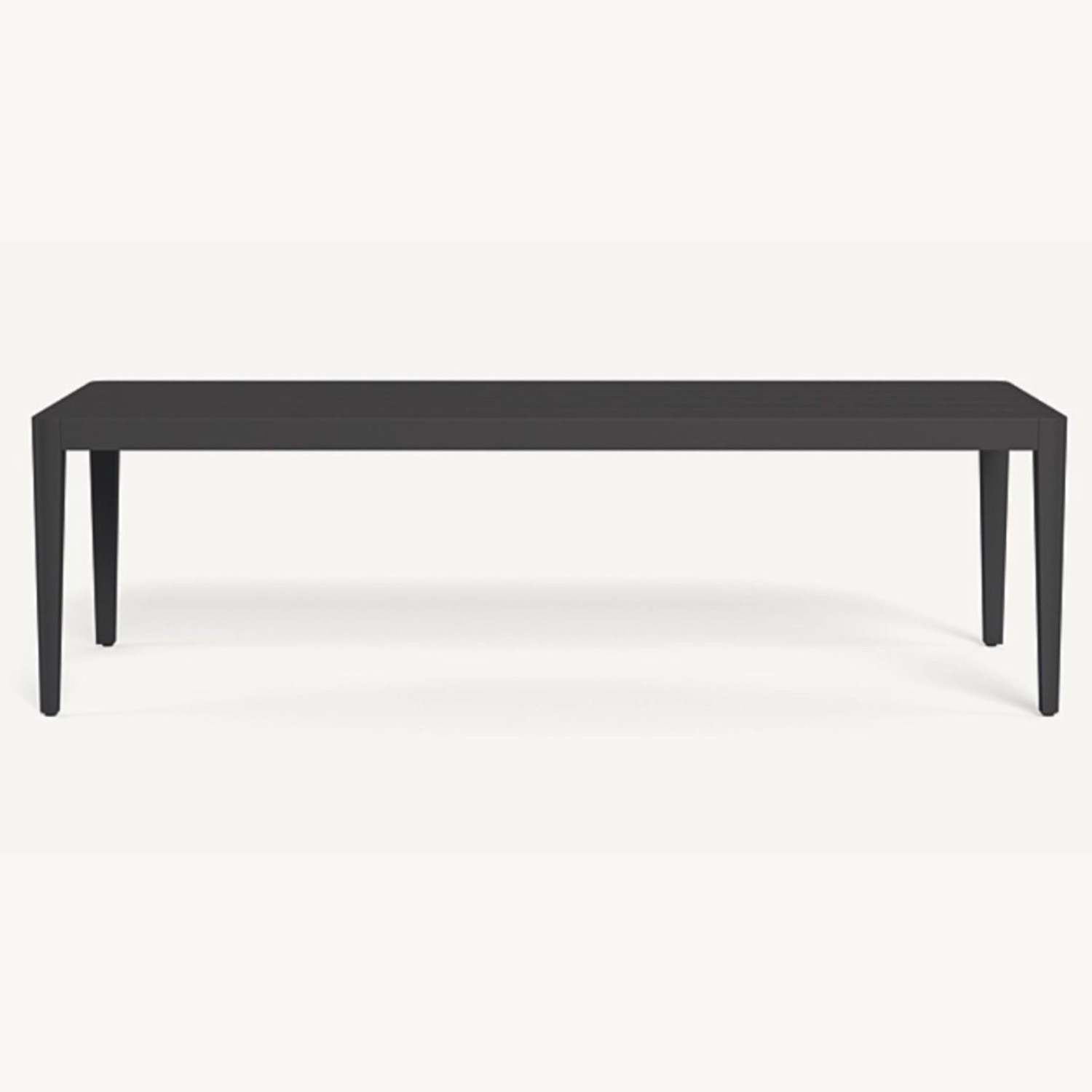 Hamilton 102” Aluminum Outdoor Black Dining Table - image-2