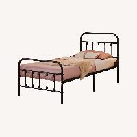 Classic Iron Platform Bed Frame - Full