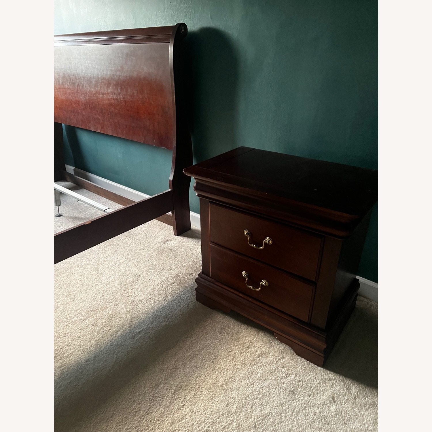 Cherry Wood Nighstands - image-2