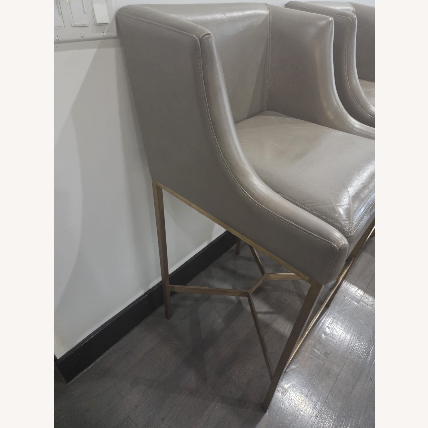 Arteriors Home Dalia Gray Bar Stools - image-3