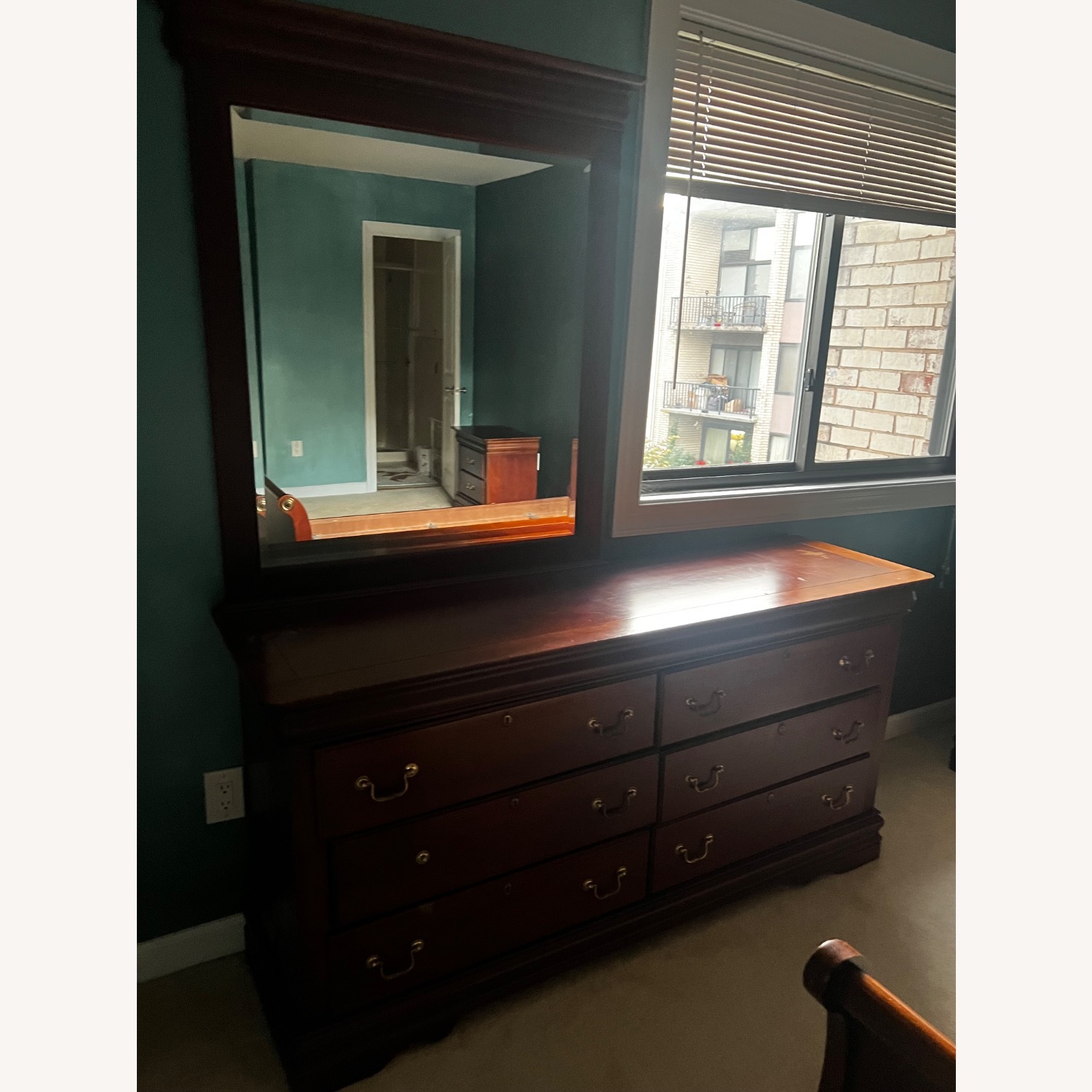 Cherry Wood Mirror  - image-1