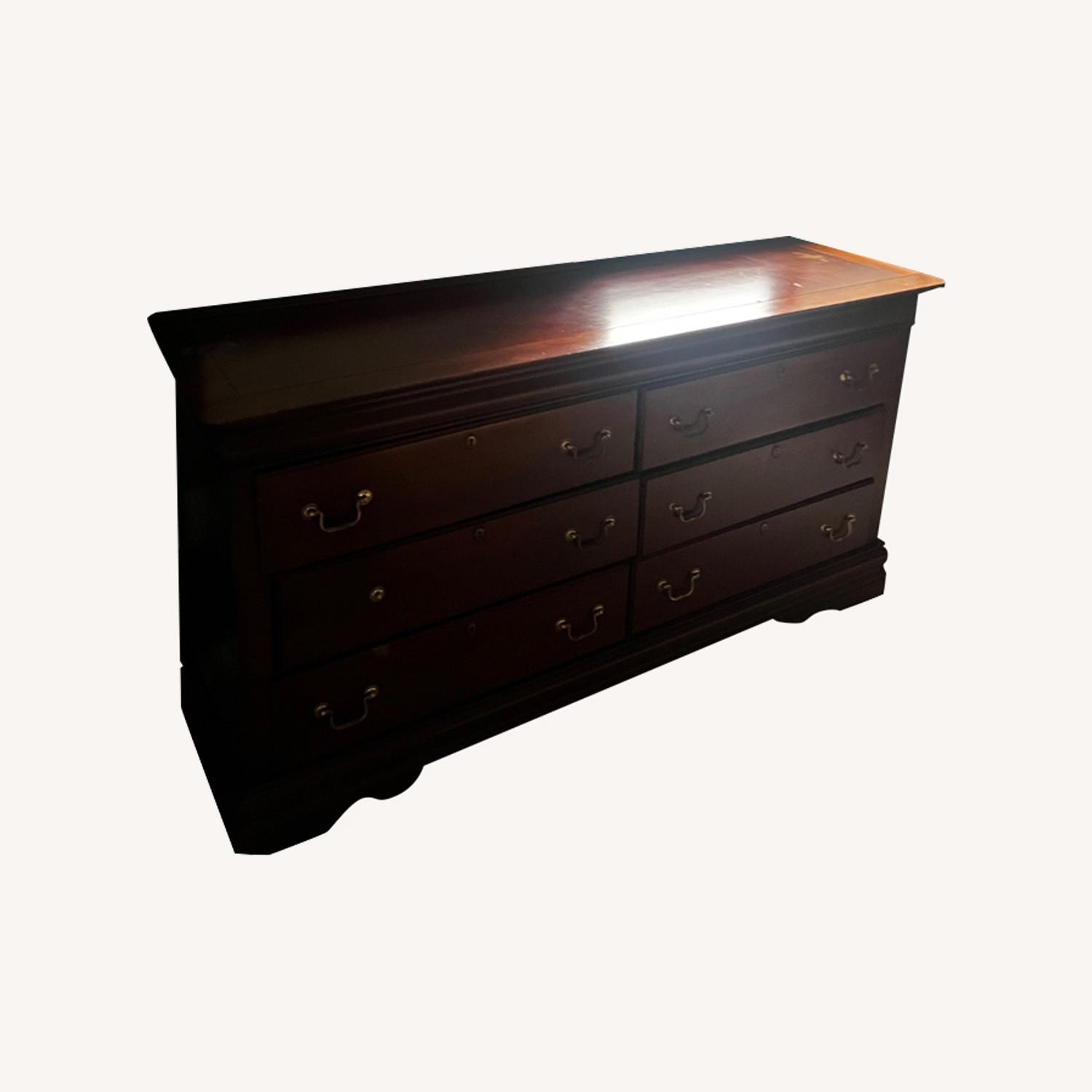 Cherry Wood Dresser - image-0
