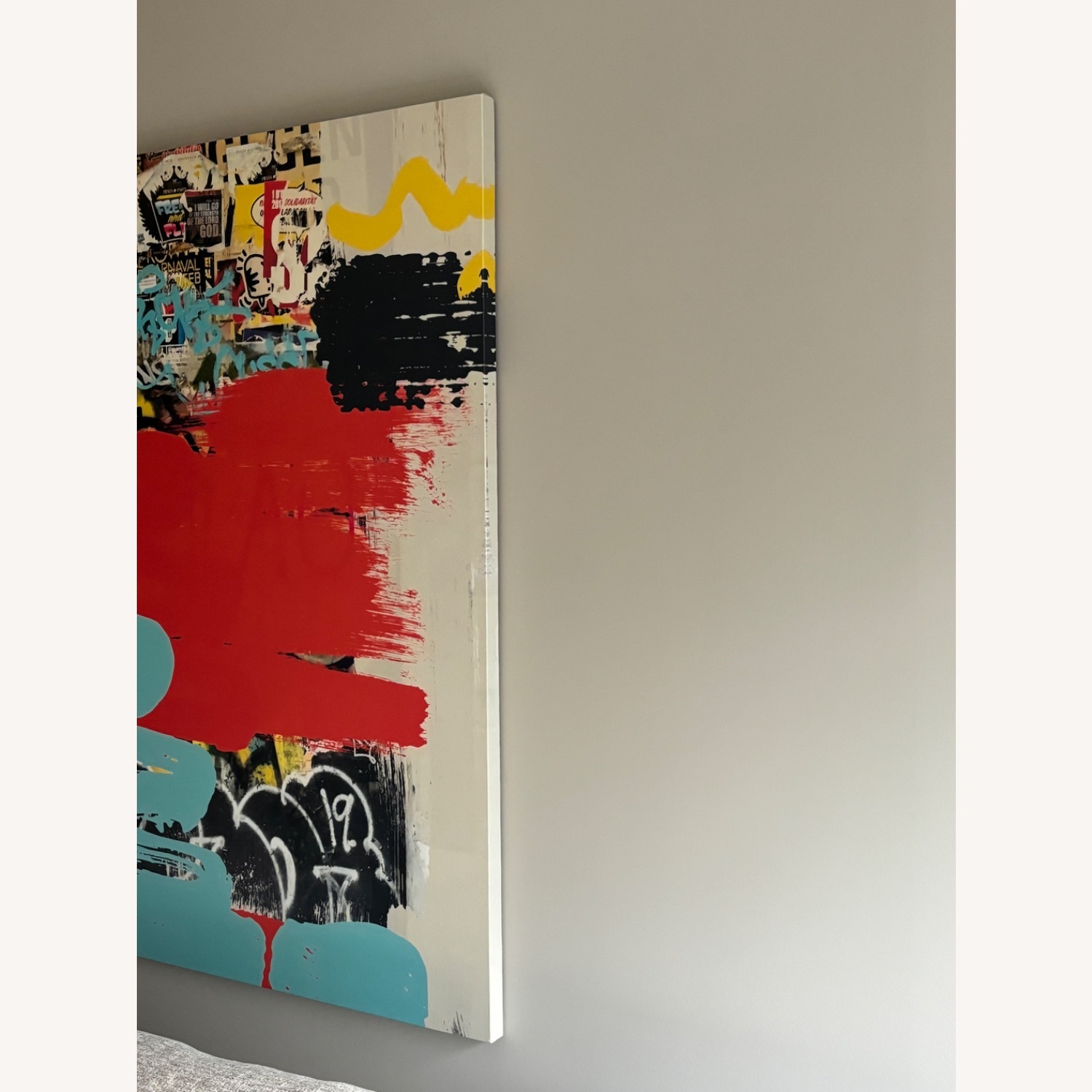 Colorful Abstract Canvas Painting - image-4