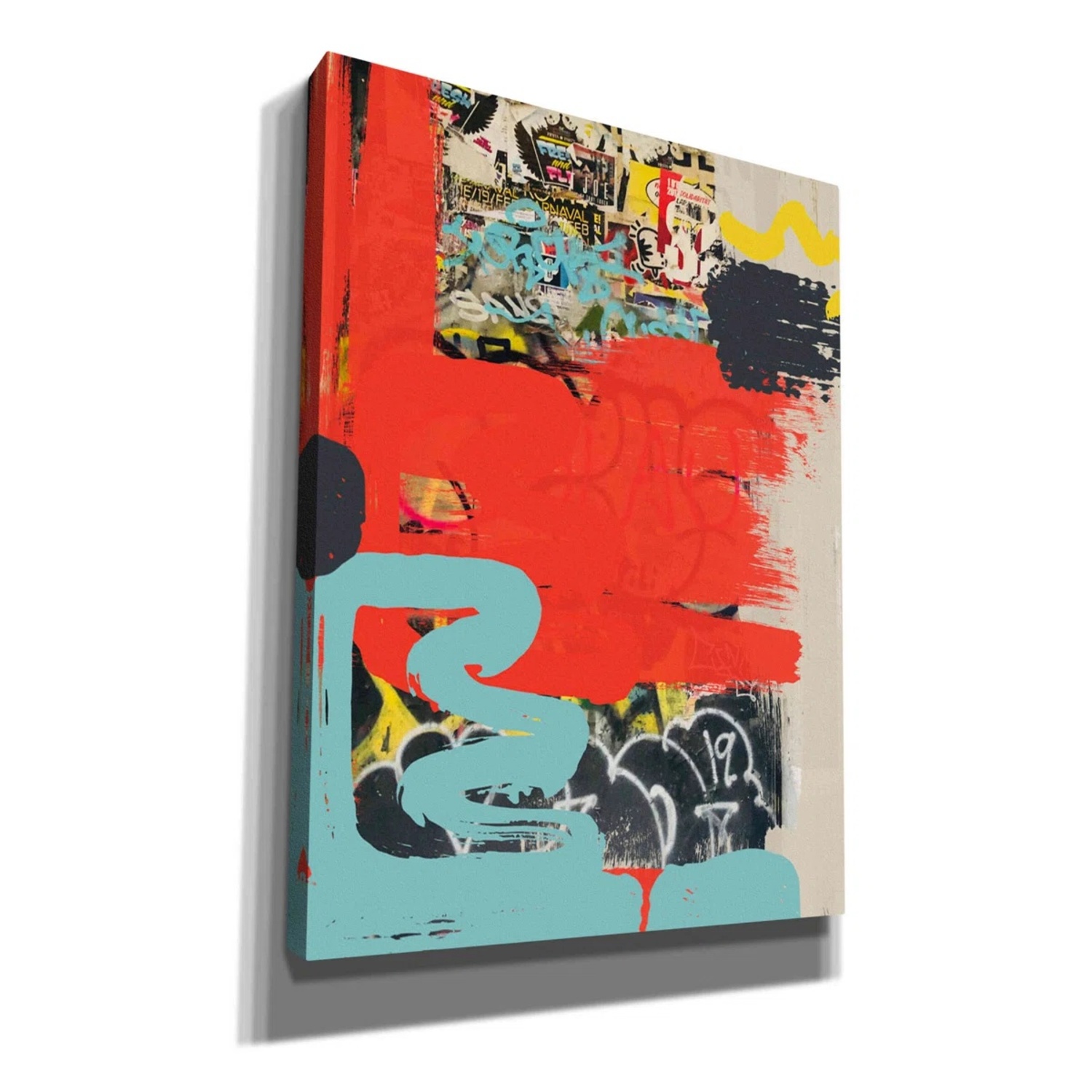 Colorful Abstract Canvas Painting - image-0