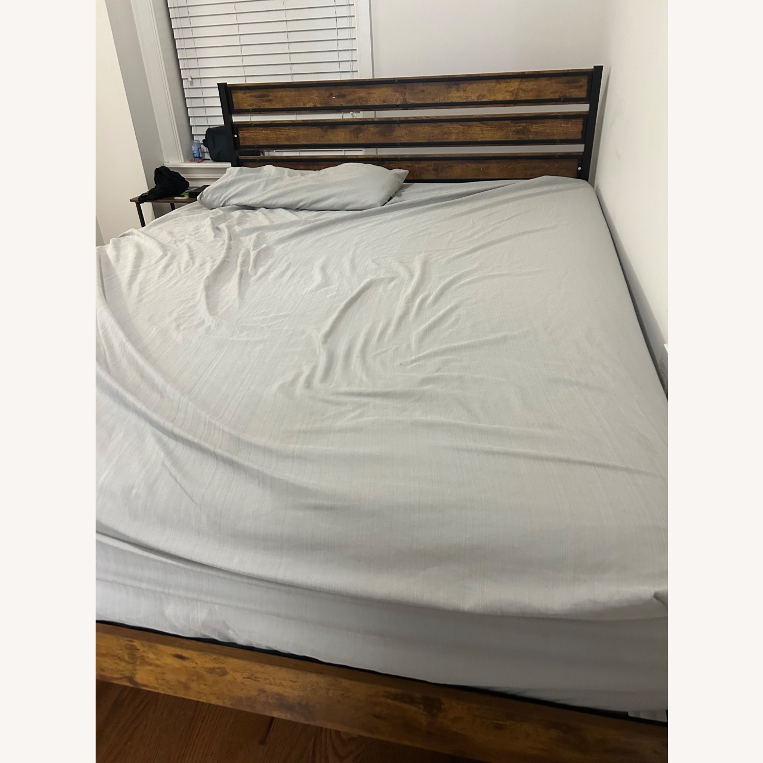 Costway Queen Industrial Metal Platform Bed  - image-3