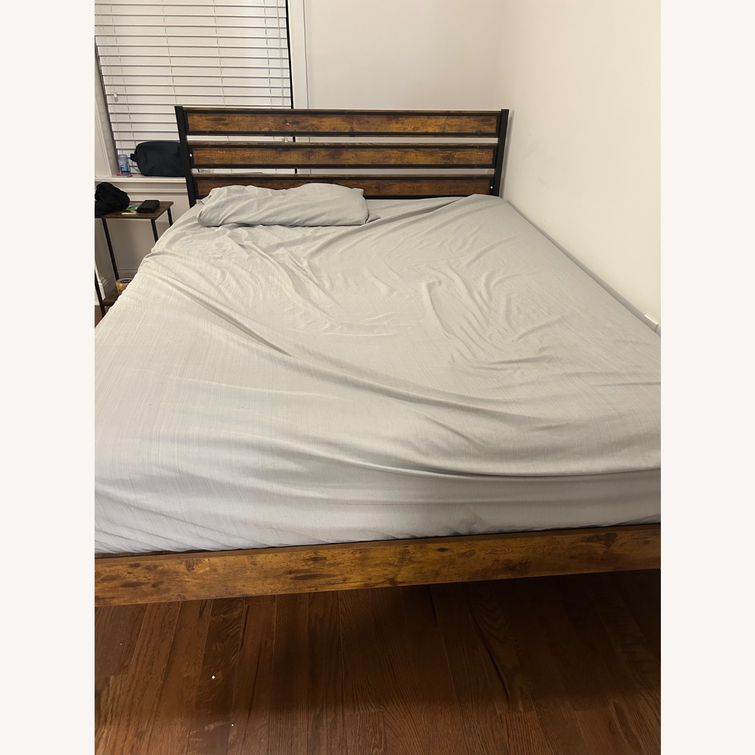 Costway Queen Industrial Metal Platform Bed  - image-1