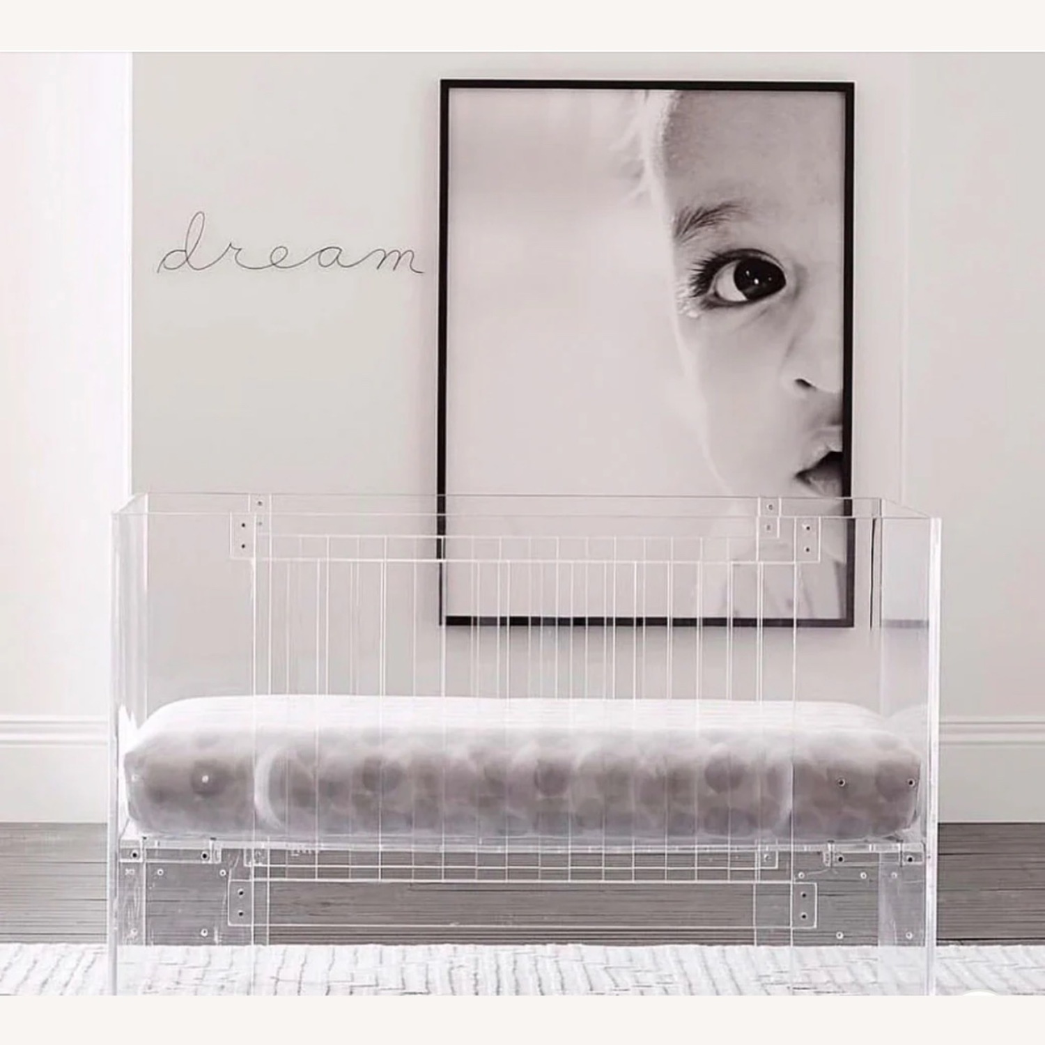 Nursery Works Vetro Acrylic Crib - image-1