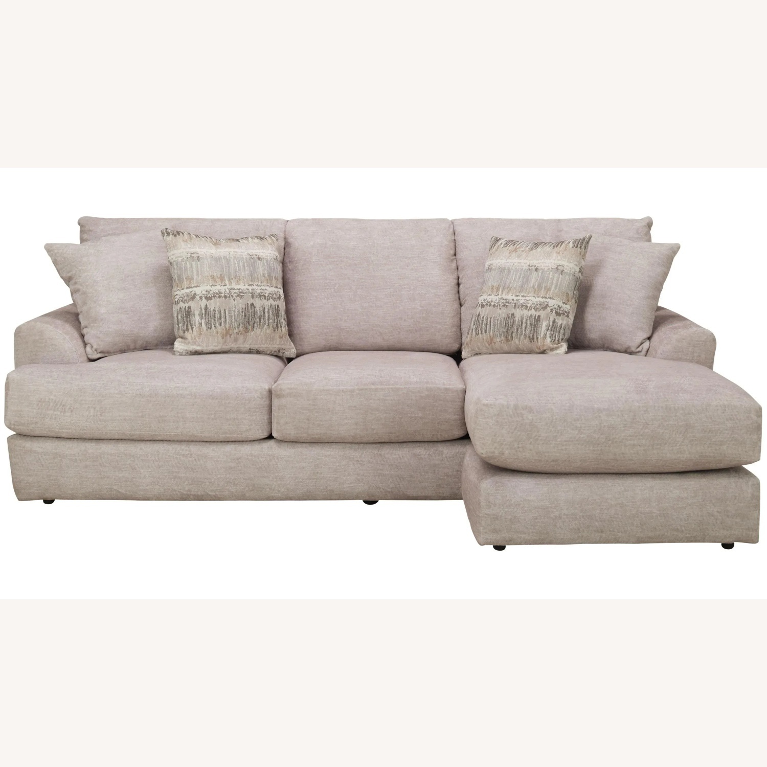 Raymour & Flanigan Joel Sofa Chaise in Tidal Sand - image-6