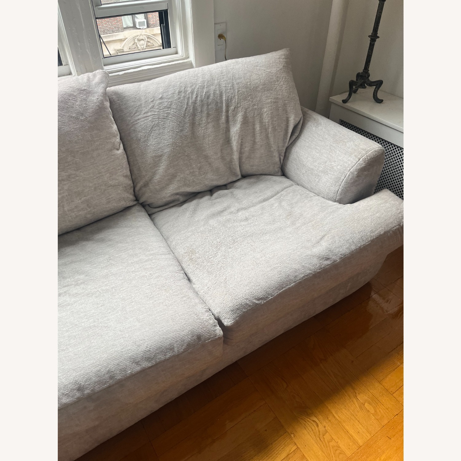 Raymour & Flanigan Joel Sofa Chaise in Tidal Sand - image-4