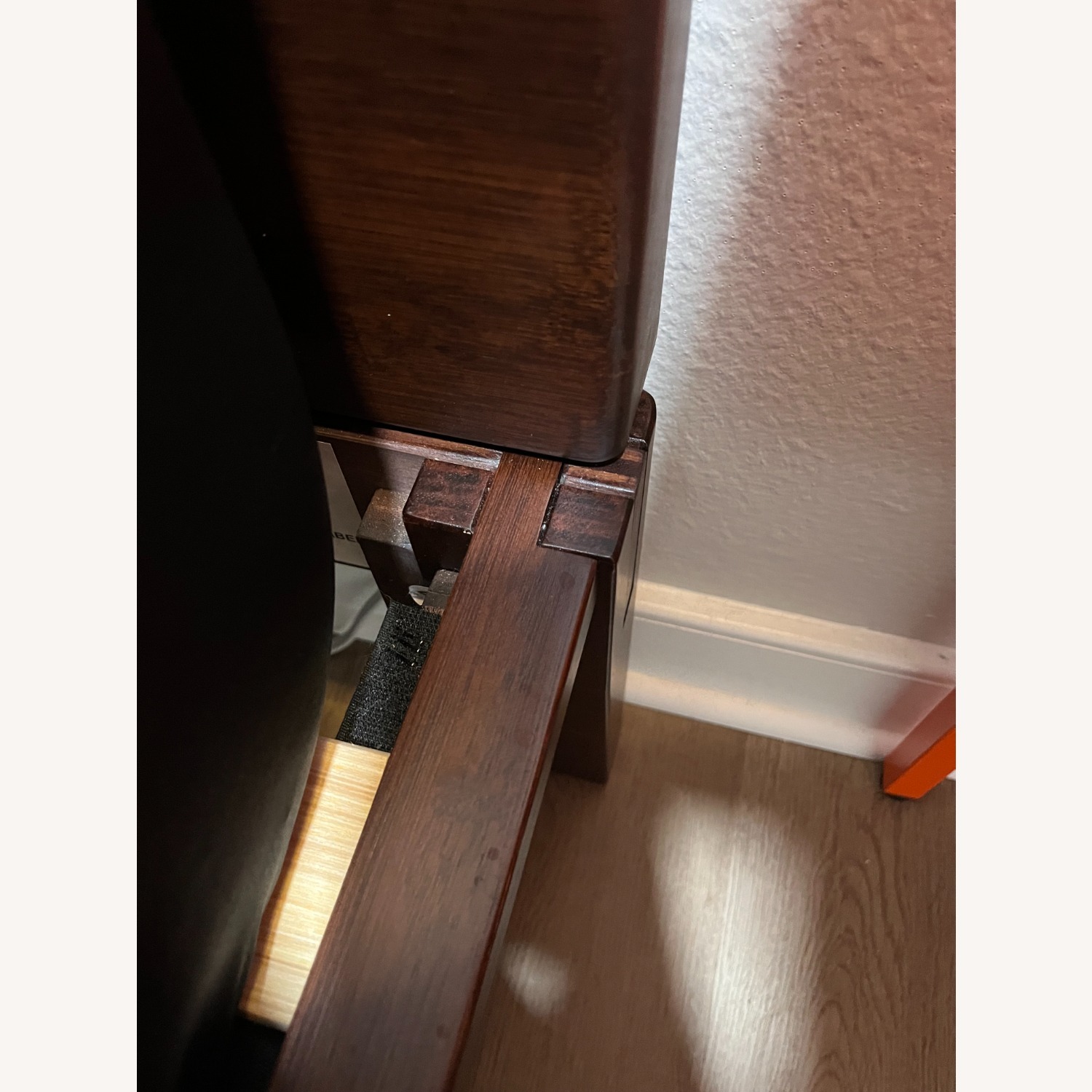 Nectar Bamboo Platform Bed Frame Queen Walnut - image-4