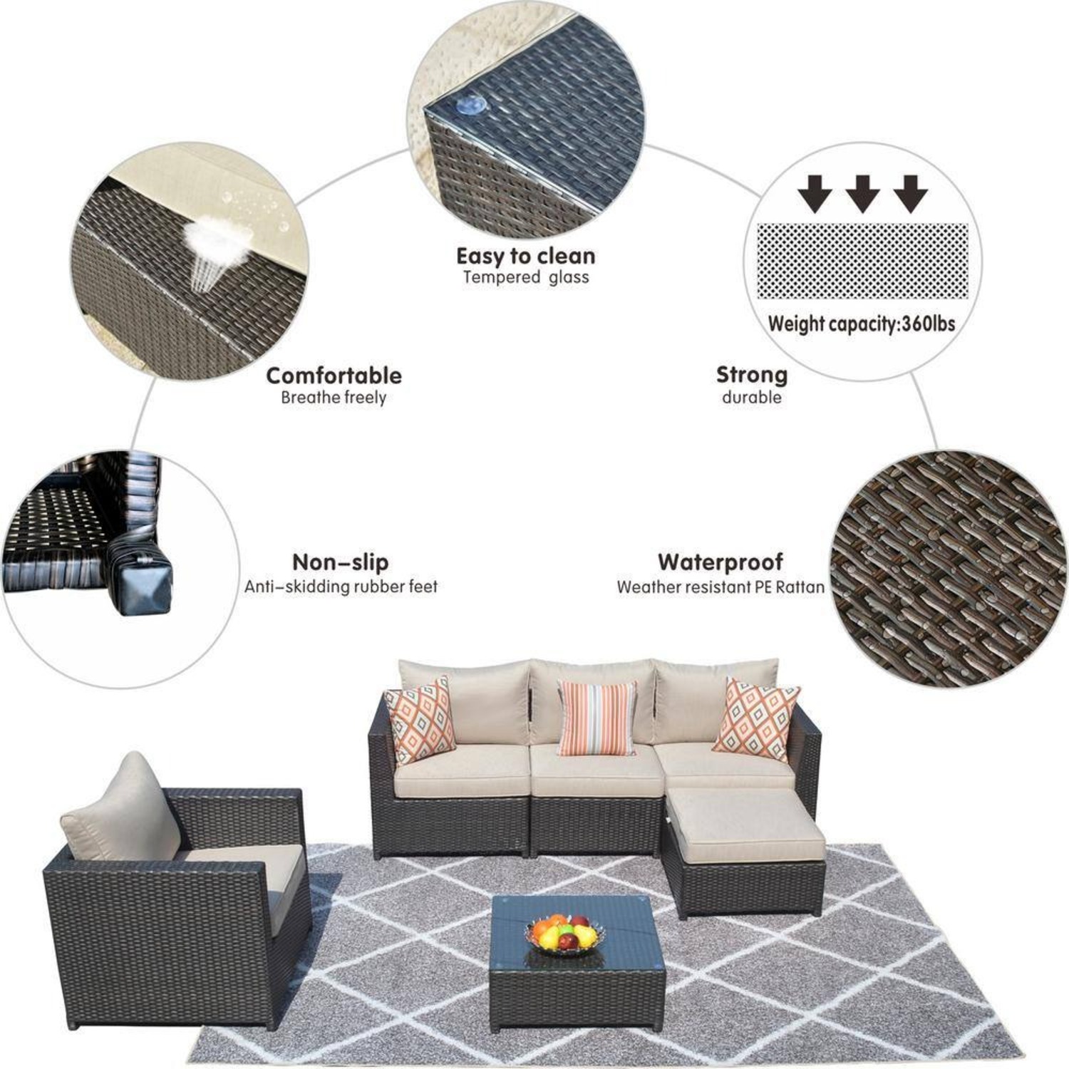 Patio Furniture Sets Outdoor - image-2