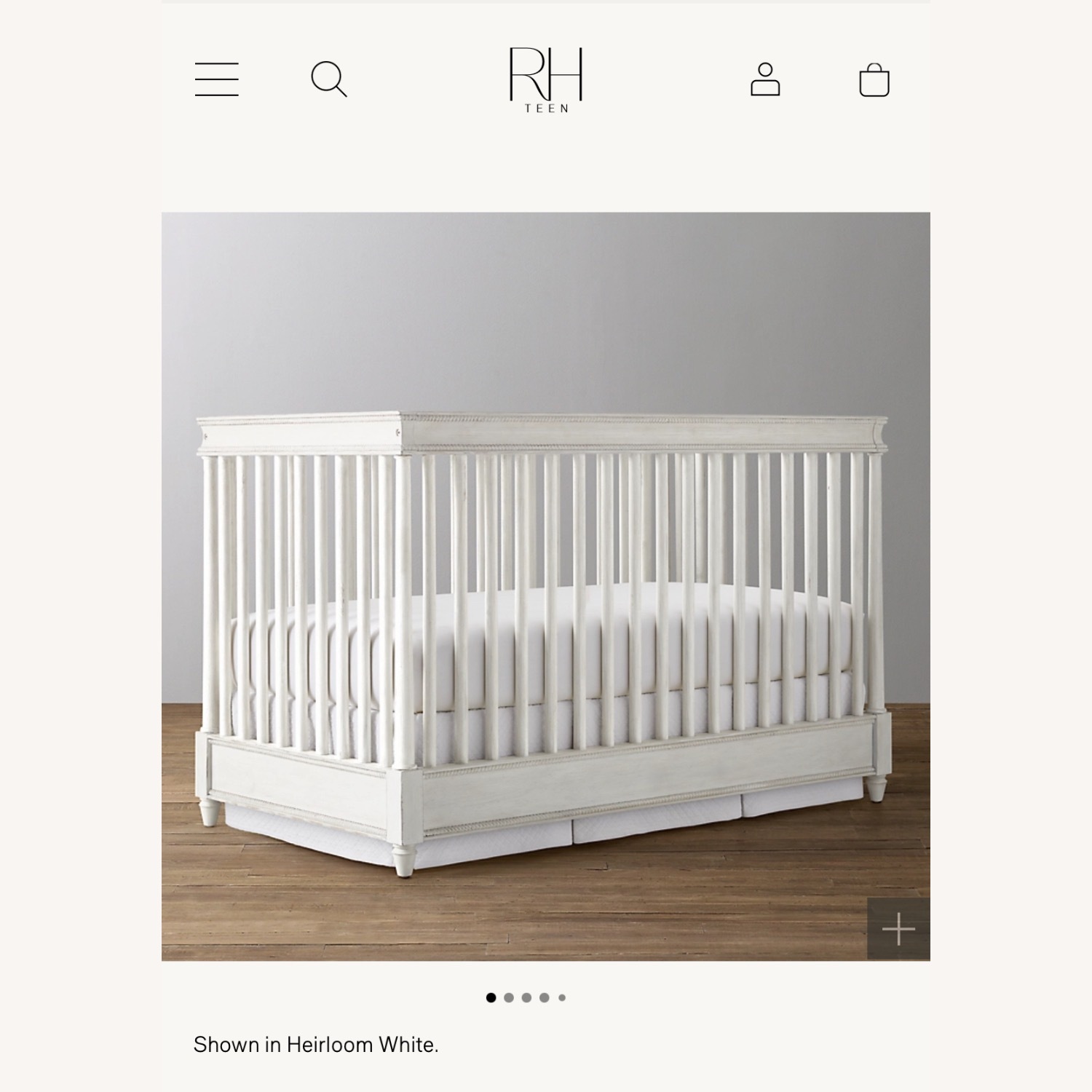 Restoration Hardware Crib Convertible - image-6