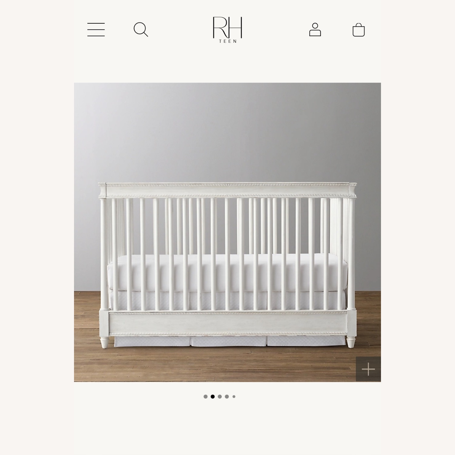 Restoration Hardware Crib Convertible - image-5
