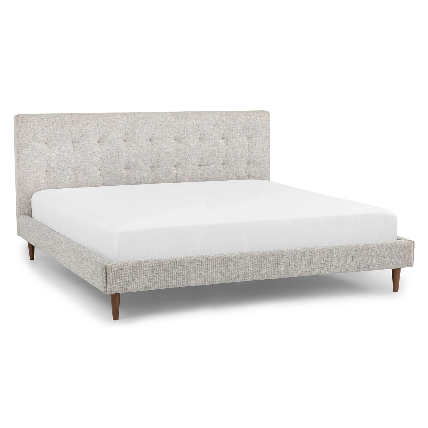 Sven King Tufted Bed - Blue - image-1