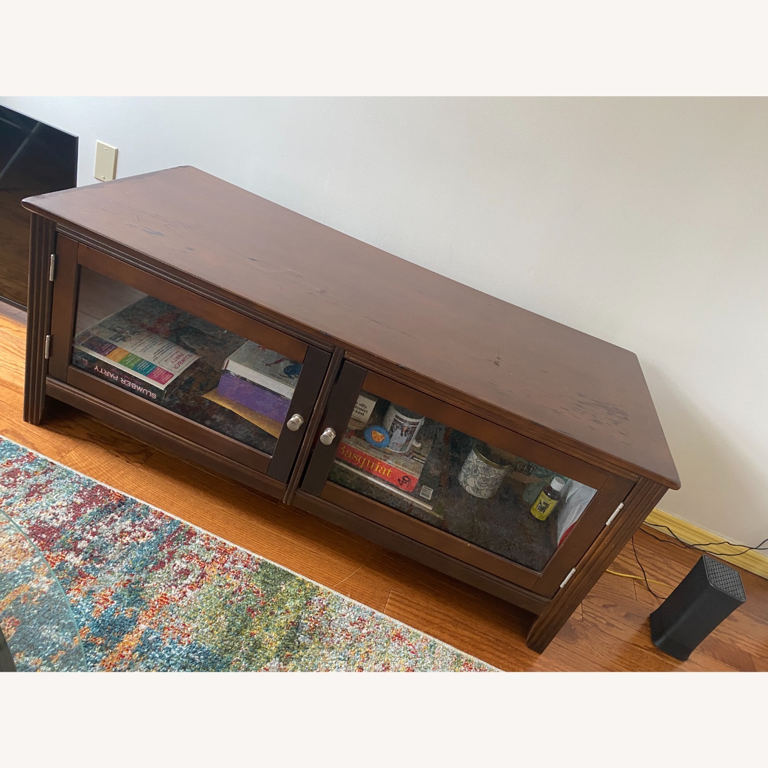 Wooden Media Console - image-3