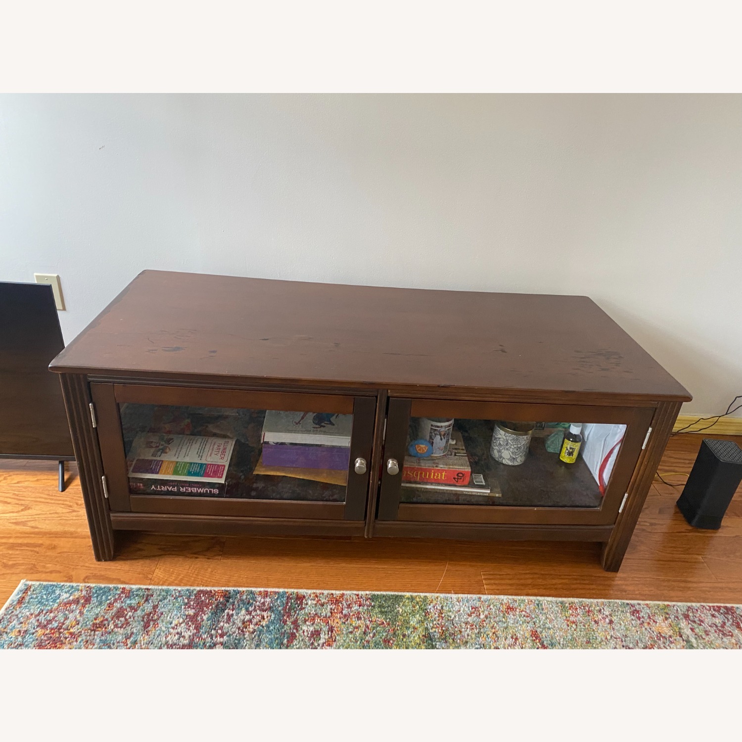 Wooden Media Console - image-4