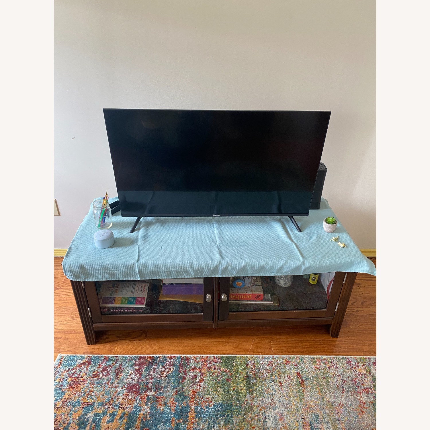 Wooden Media Console - image-2
