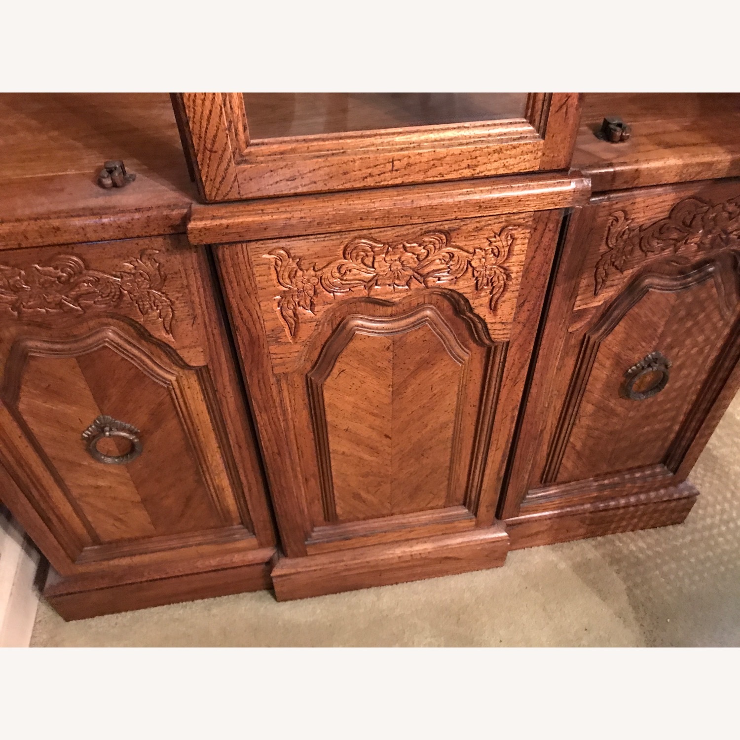 1980s Vintage Dining Room China Cabinet - image-3